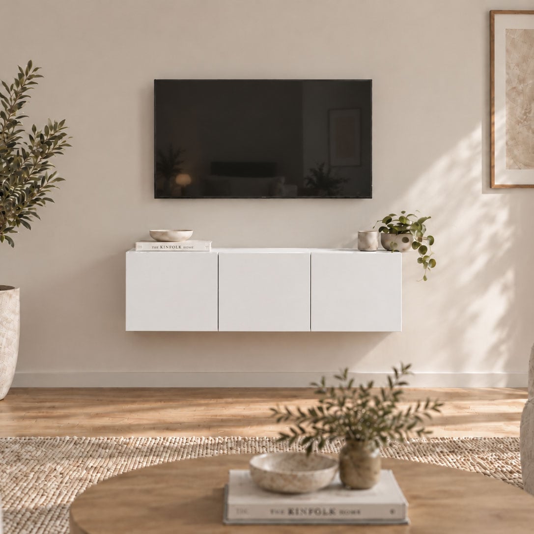 borchardt Möbel Lowboard »Vaasa, Konsole, Hängeschrank mit 3 Türen« Breite 114 cm, nur hängend