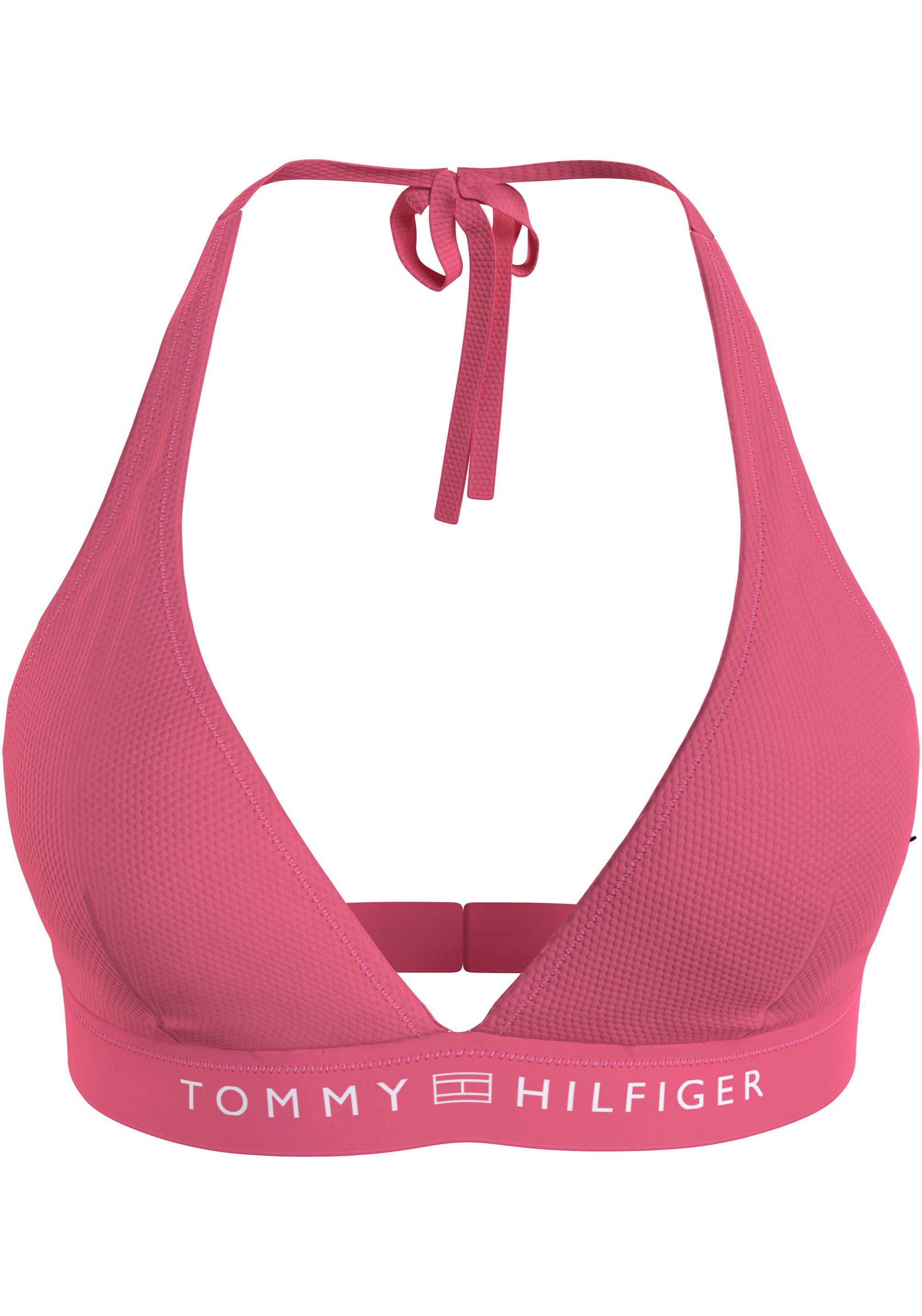 Tommy Hilfiger Swimwear Triangel-Bikini-Top »TRIANGLE FIXED RP« mit Logoschriftzug