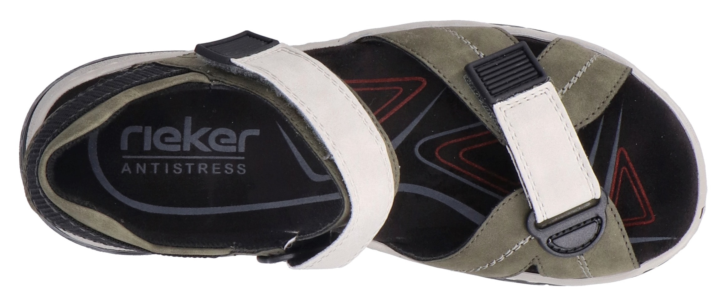 Rieker Trekkingsandale, Outdoorsandale, Sommerschuh, Klettschuh mit Rieker Air-Funktion