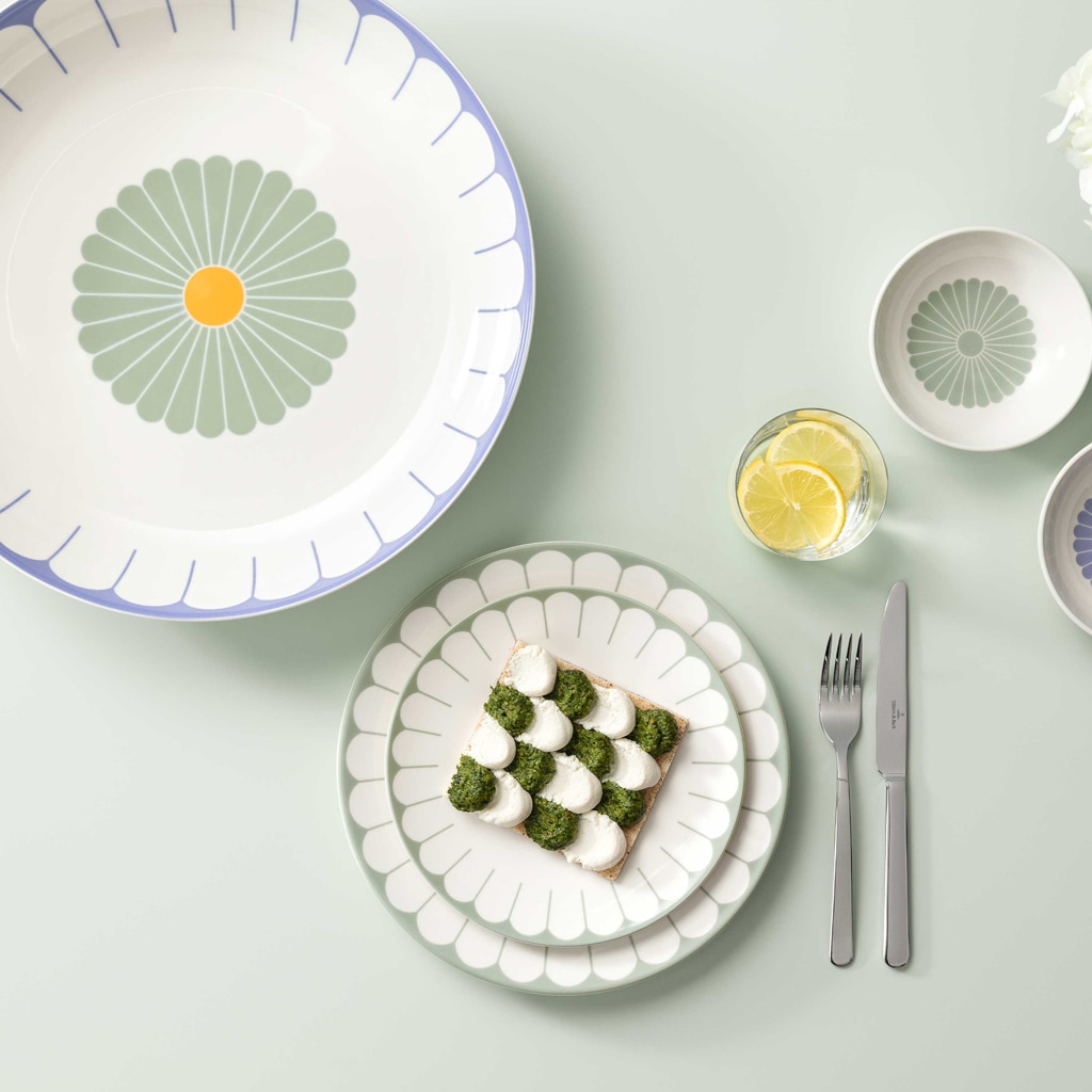 Villeroy & Boch Frühstücksteller »Frühstücksteller Fleur Couleur ø 21,2 cm 6er Set«