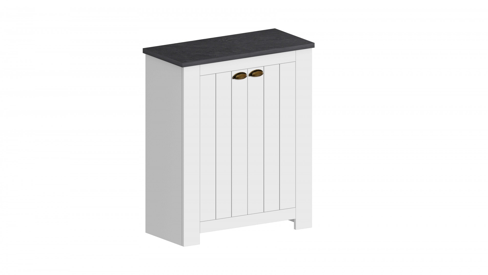 INOSIGN Schuhschrank »FIGO, Made in Italy – Schuhkommode,Schuhregal für ca. 20 Paar Schuhe«, (1 St.), 4-Türig, Siebdruck-dekorative Fräsungen, 10 Fächer, Breite 84 cm