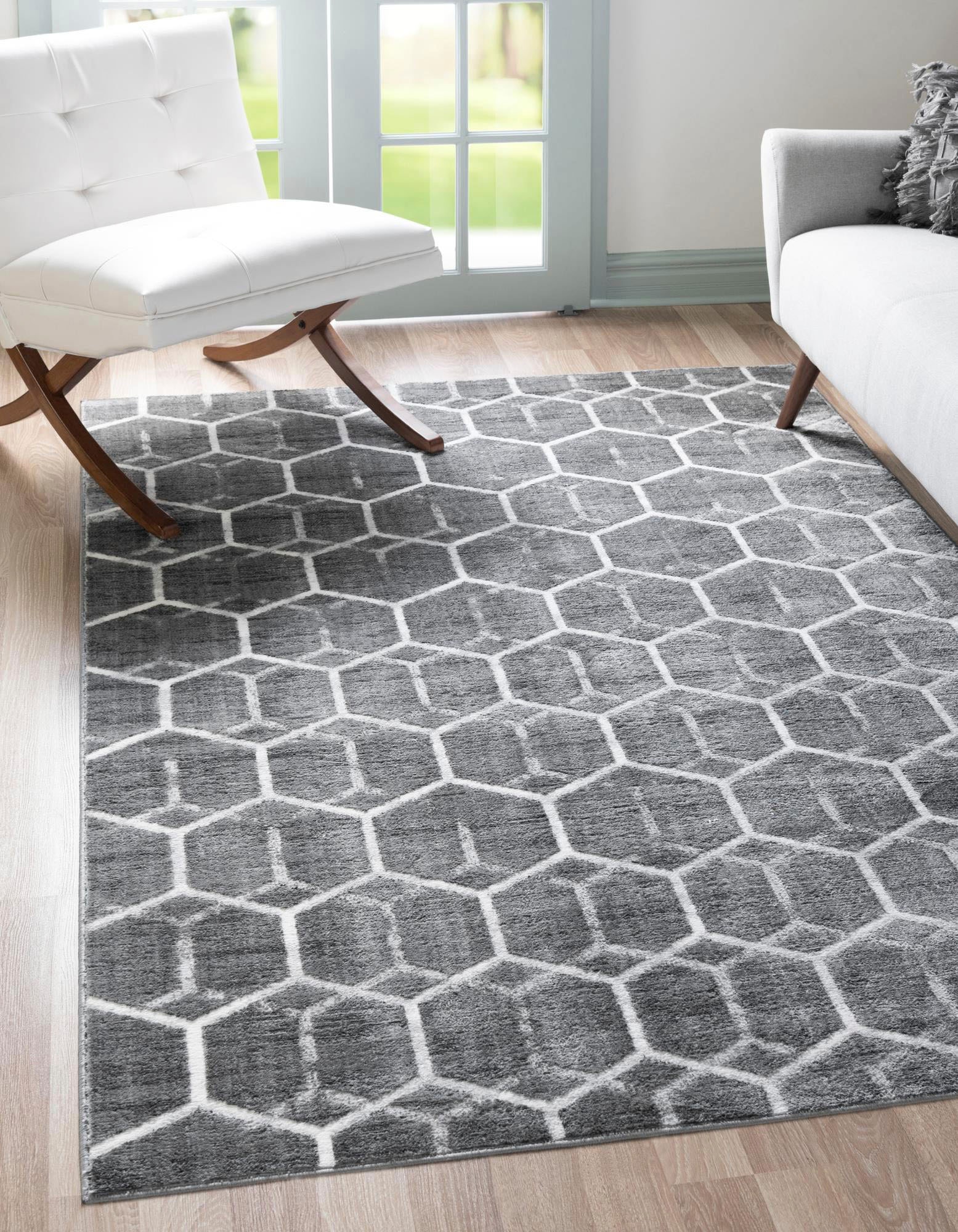 Myflair Möbel & Accessoires Teppich »Titan Trellis«, rechteckig, Kurzflor, gewebt, modernes geometrisches Design