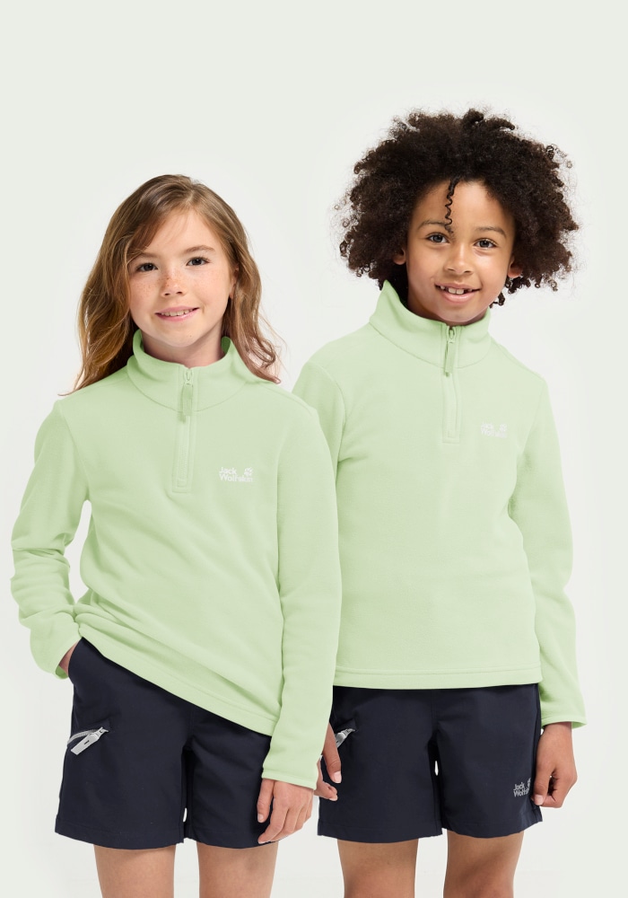 Jack Wolfskin Fleecepullover »TAUNUS 100 HZ K«, mit leichtem Fleece, aus Polyester
