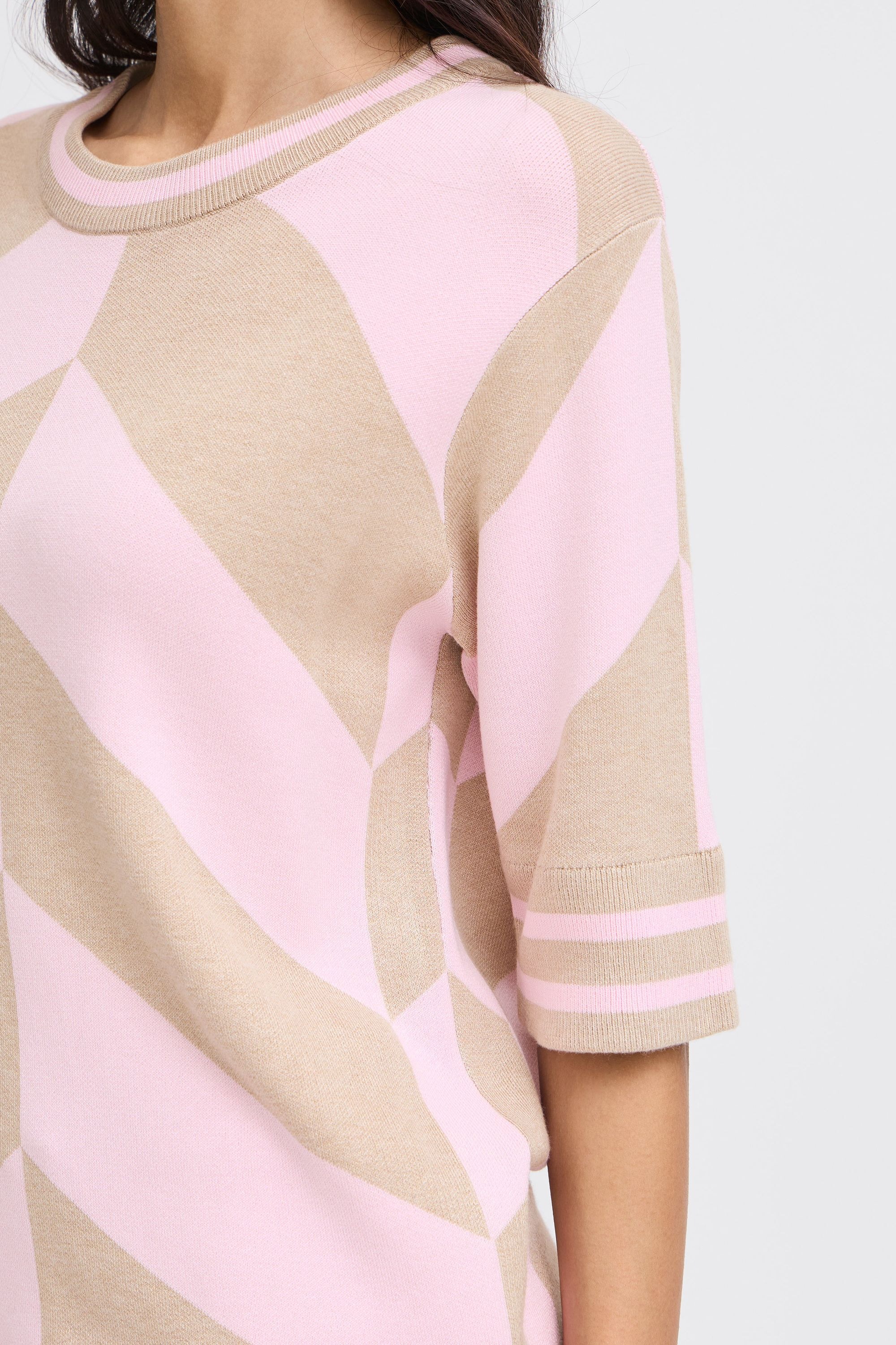 b.young Strickfleece-Pullover »Strickpullover BYMMMORLA SS GEOMETRIC«