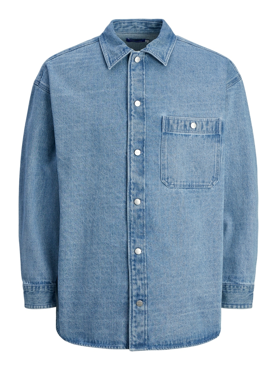 Jack & Jones Langarmhemd »JORSANTORINI DENIM OVERSHIRT LS SN«