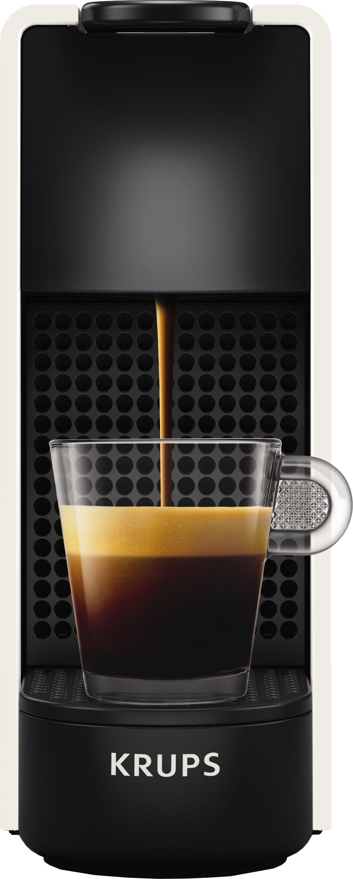 Nespresso Kapselmaschine »Essenza Mini XN1111 inkl. mit mit Garantie XXL Kapseln White«, Jahren Krups, Aeroccino 14 von 3 Milchaufschäumer, Willkommenspaket