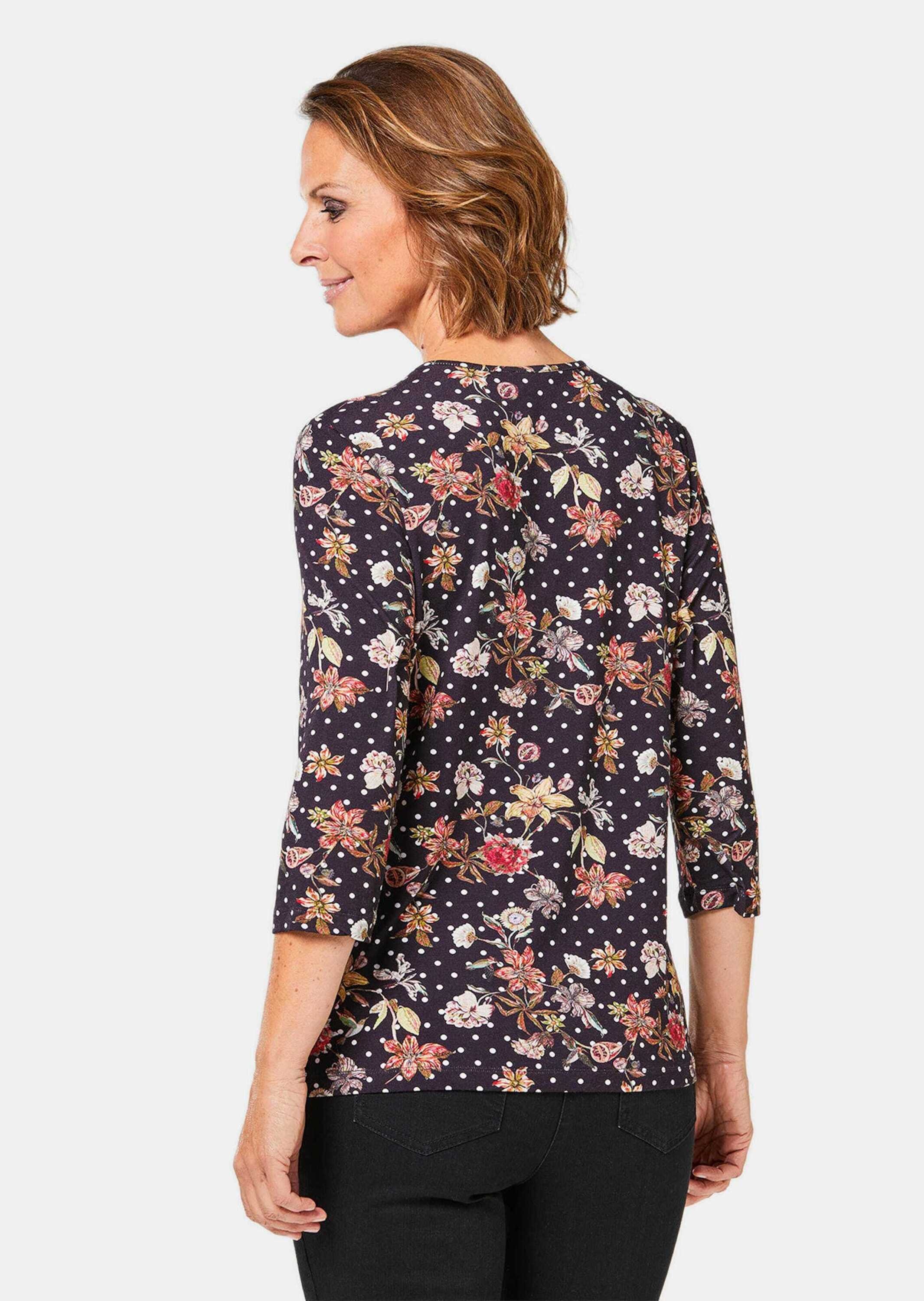 GOLDNER Print-Shirt »Kurzgröße Bequemes Druckshirt im Mustermix«