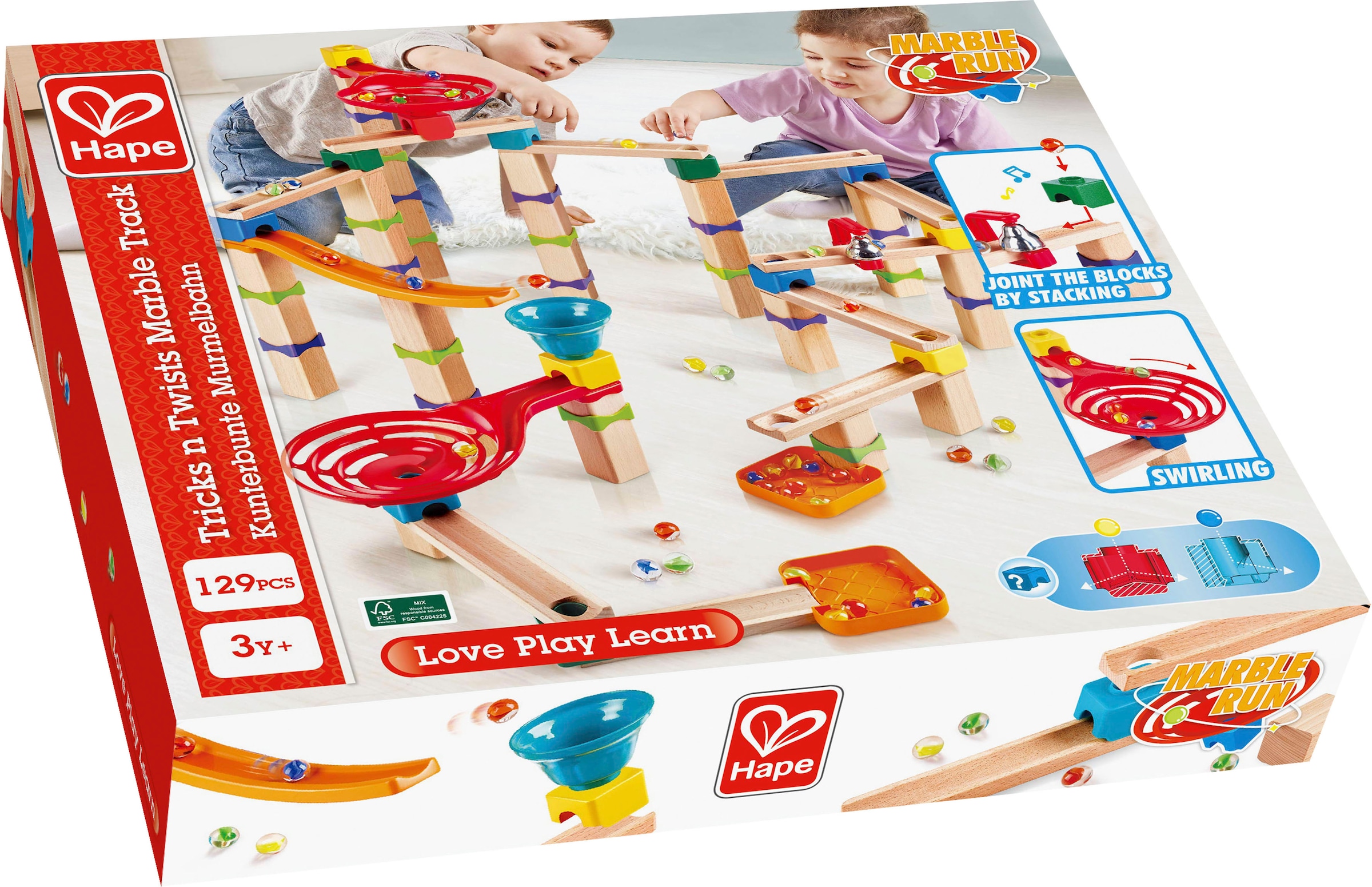 Hape Kugelbahn »Kunterbunte Murmelbahn«