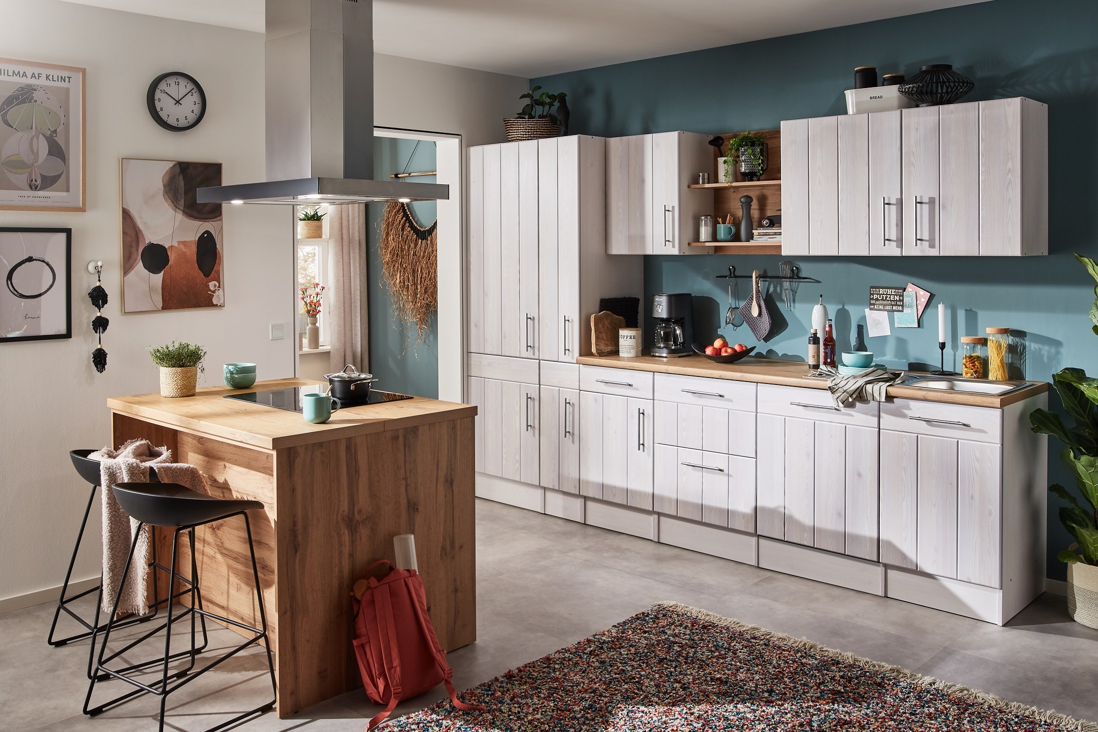 RESPEKTA Küchenzeile »Anton« Breite 310 cm, 91 cm Arbeitshöhe, in exklusiver Konfiguration für OTTO