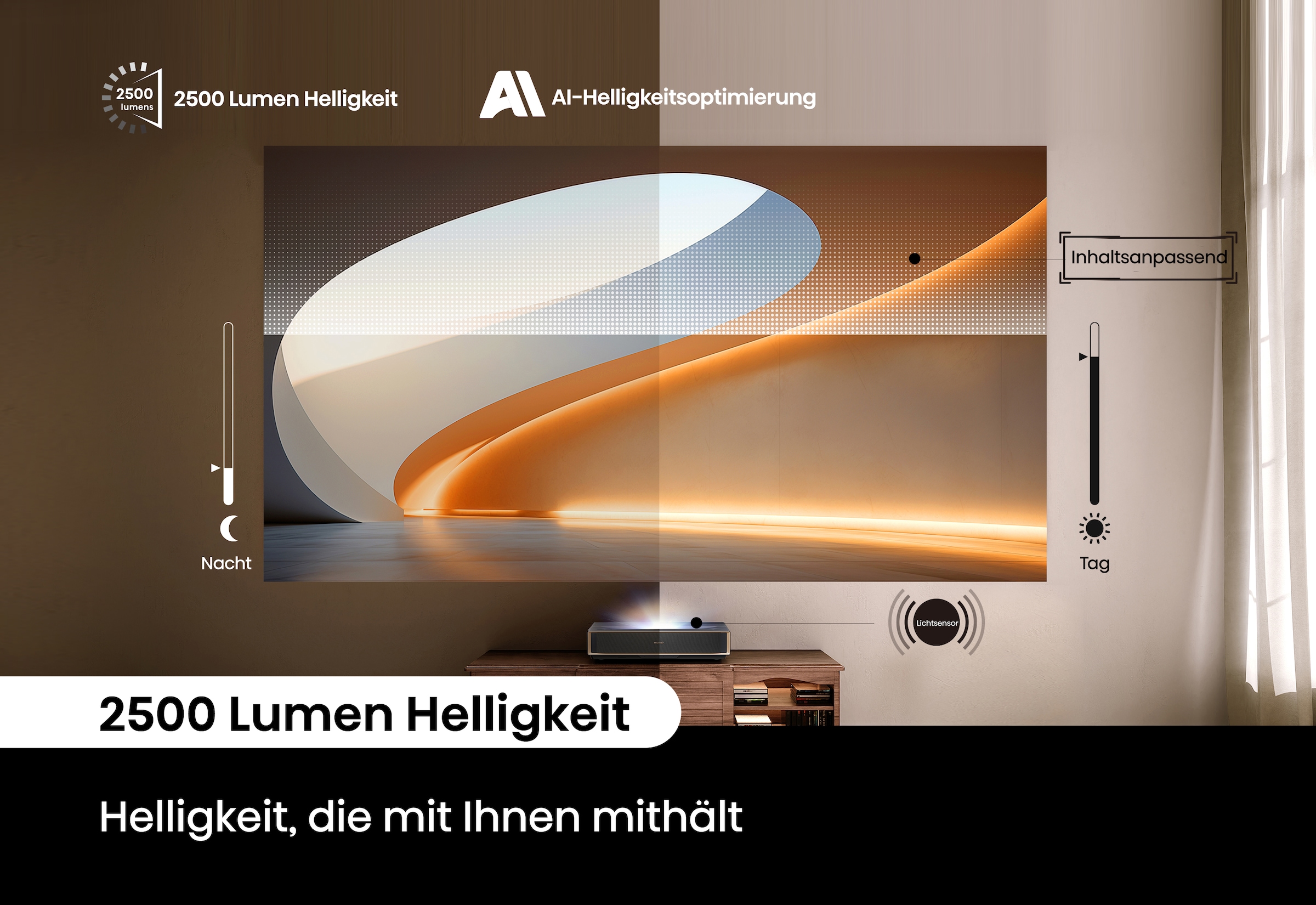Hisense Kurzdinstanzprojektor »PT1«, (3000:1)