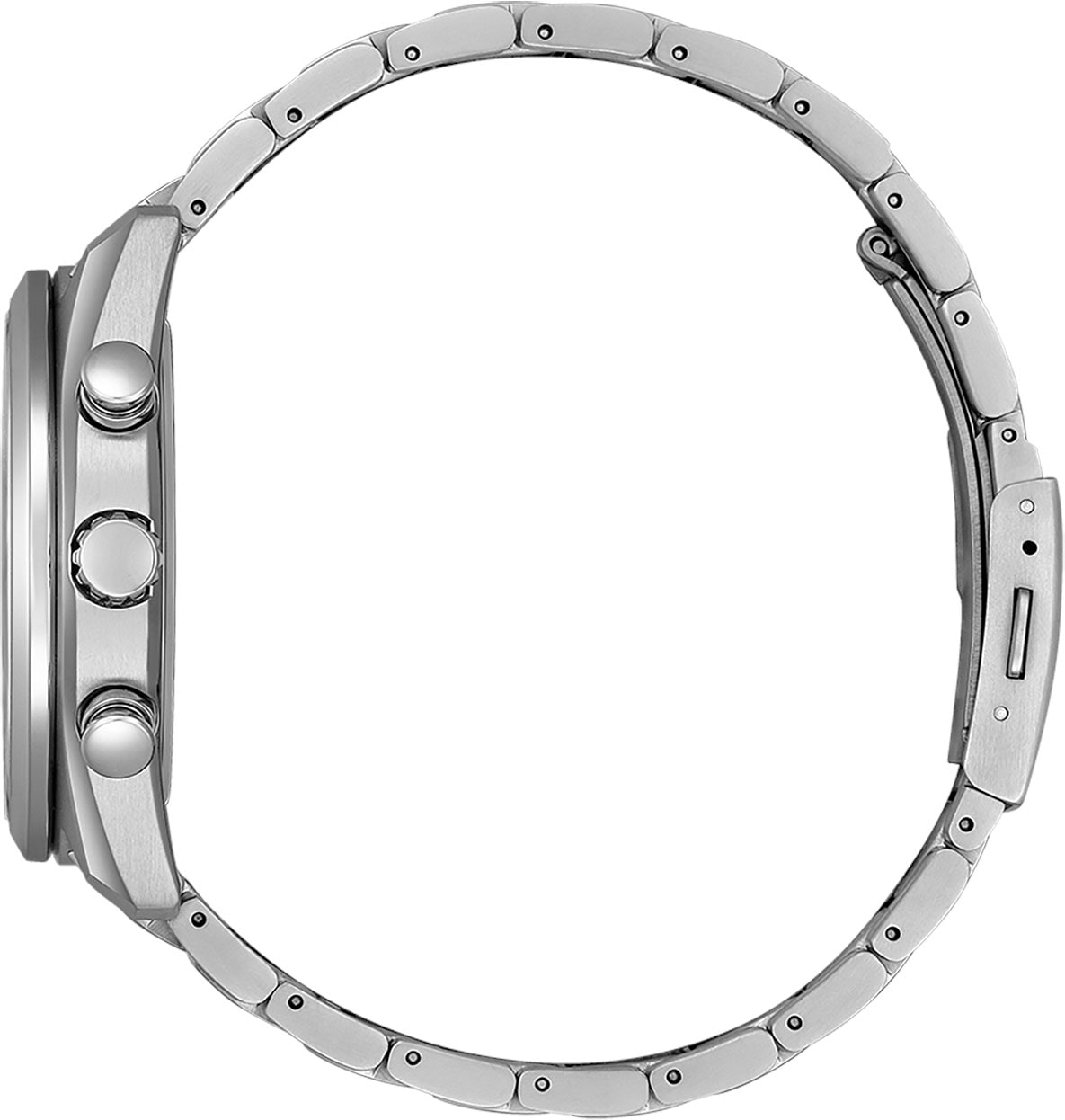 Citizen Funkchronograph »Tsuki-yomi« Armbanduhr, Herrenuhr, Solar, Titan, Stoppfunktion, Mondphase