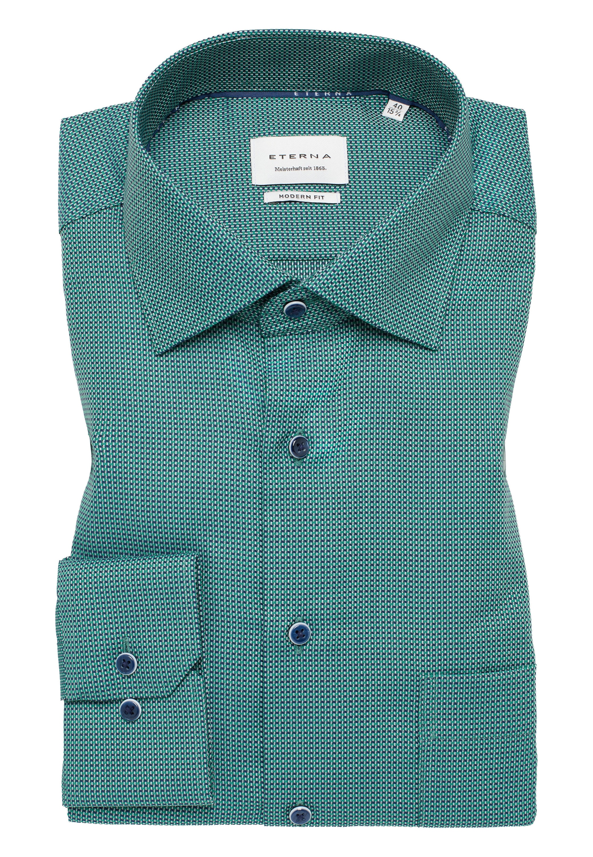 Eterna Langarmhemd »MODERN FIT«, NON IRON (bügelfrei)