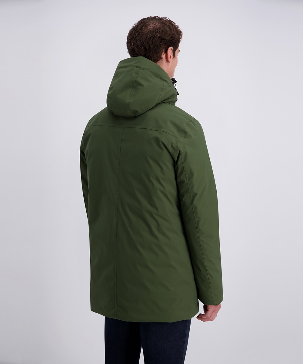 Pierre Cardin Parka mit Kapuze Nahtverstärkung an kritischen Stellen
