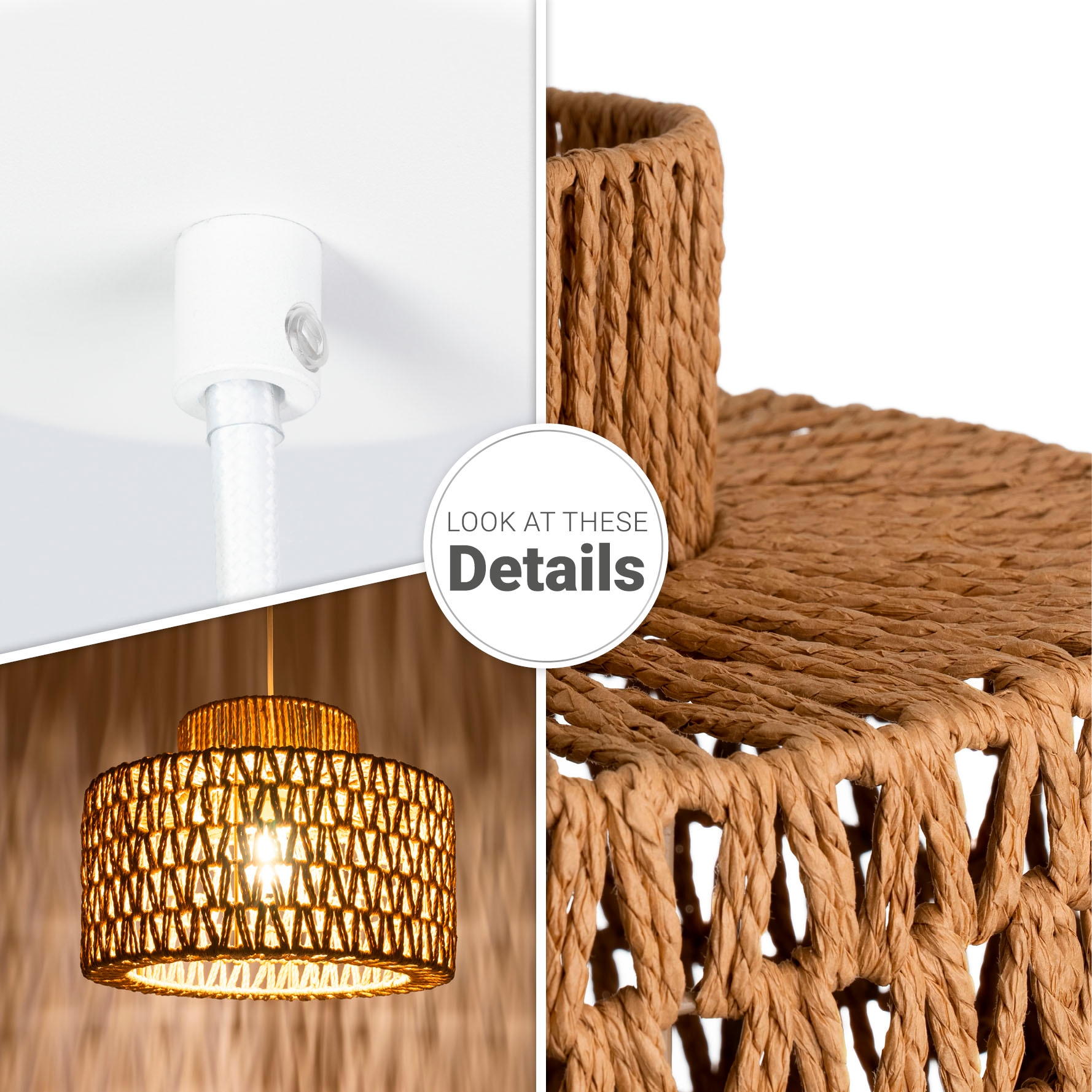 Paco Home Pendelleuchte »HUGO PD1«, 1 flammig, Leuchtmittel E27 | ohne Leuchtmittel