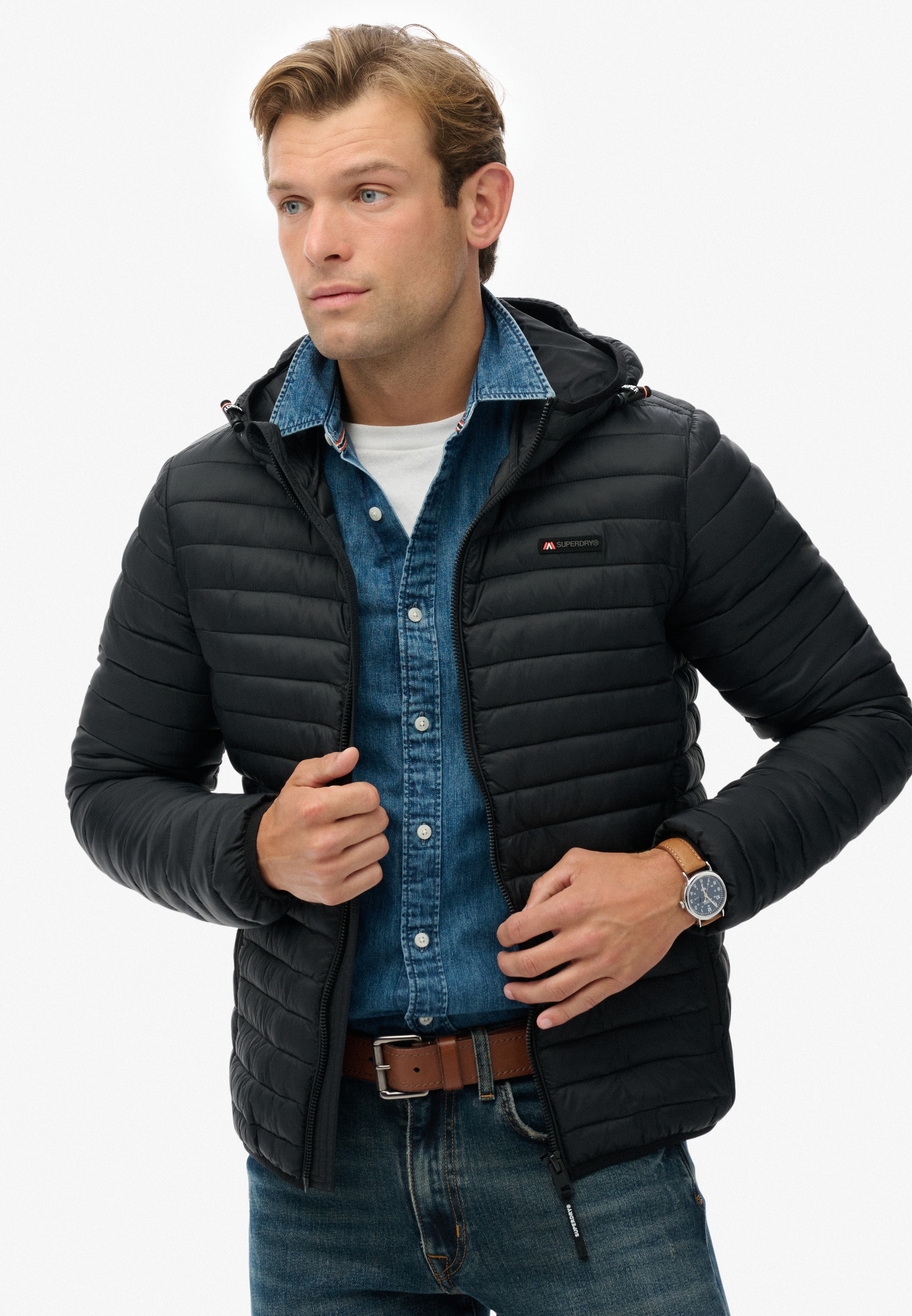 Superdry Steppjacke »HOODED FUJI LITE JACKET«