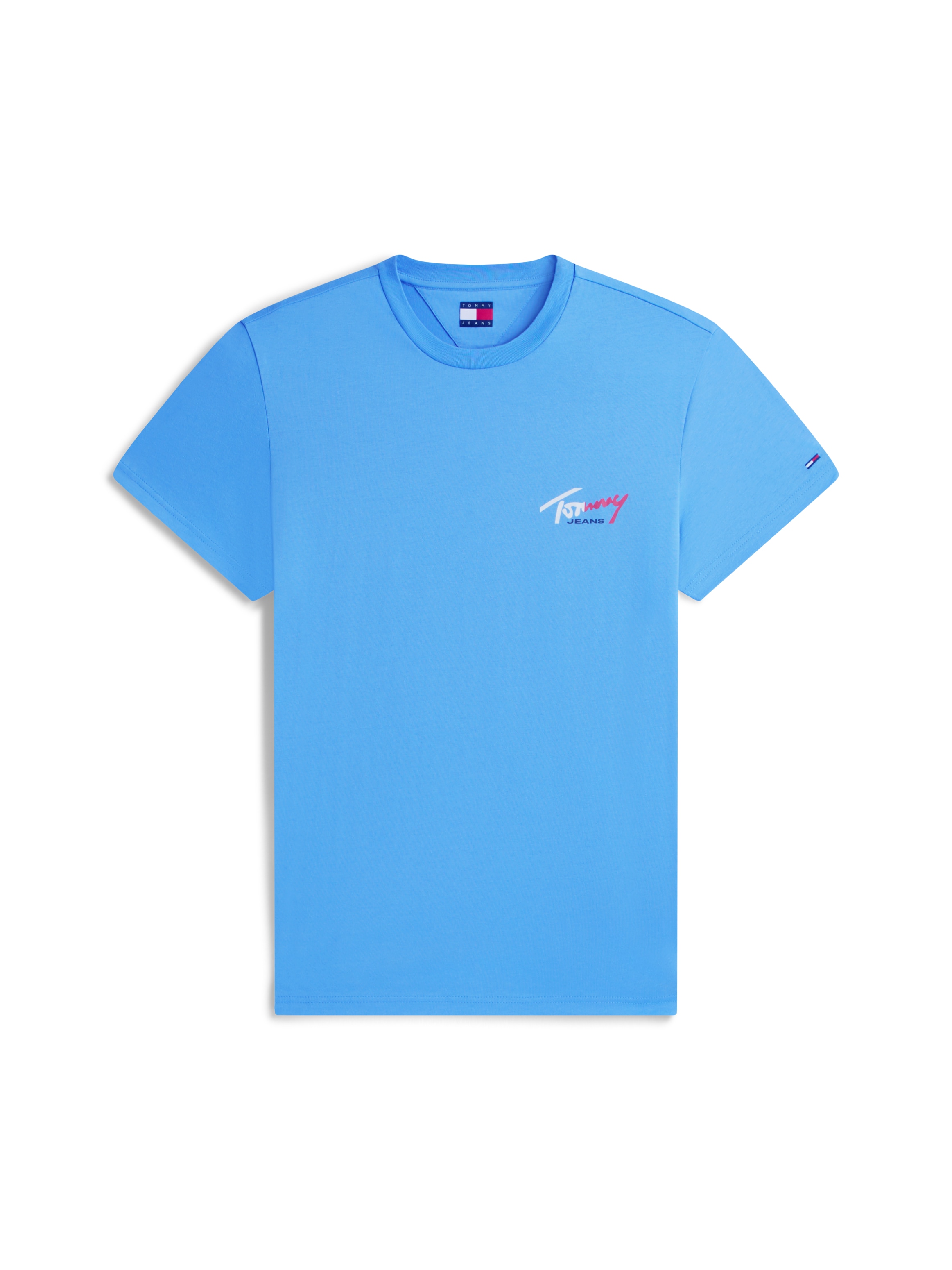 Tommy Jeans T-Shirt »TJM SLIM FIT SIGN CHEST« mit Markenprint