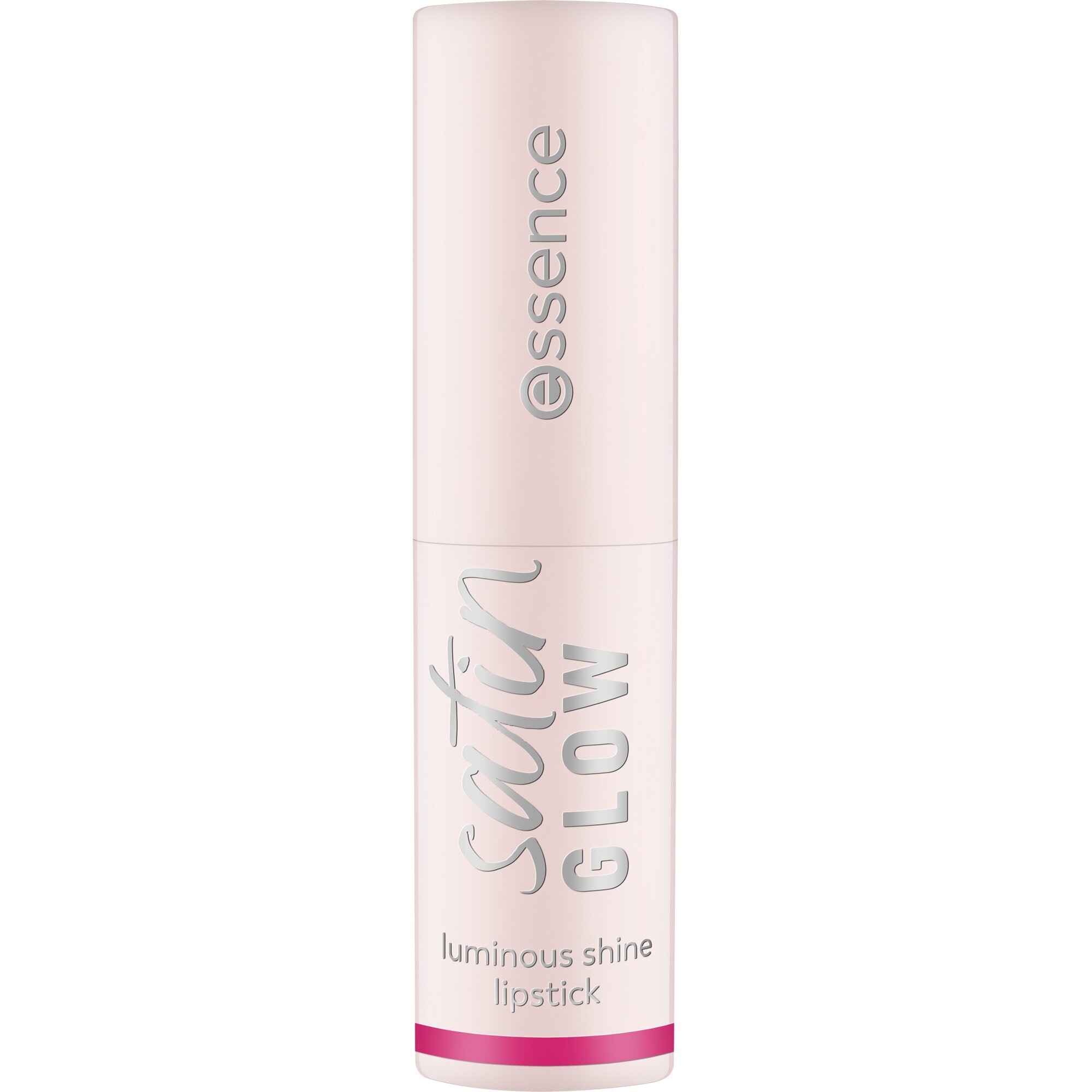 Essence Lippenstift »SATIN GLOW LUMINOUS SHINE LIPSTICK« Satin-Finish, langanhaltend, Farbintensiv, hohe Deckkraft