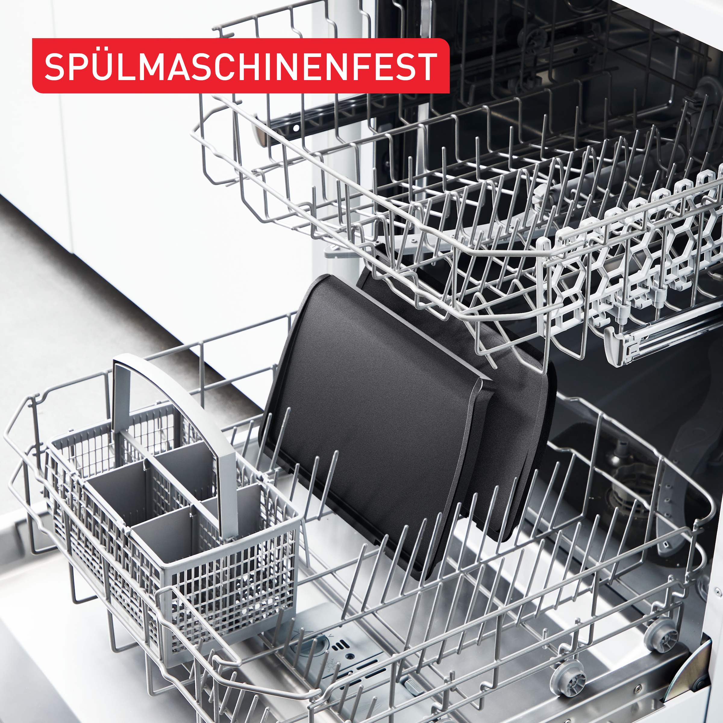 Tefal Backblech »XA7298 OptiGrill«, Aluminium, (Set), Plancha-Platten XL, für empfindliche Zutaten, antihaftb. Alu-Druckguss