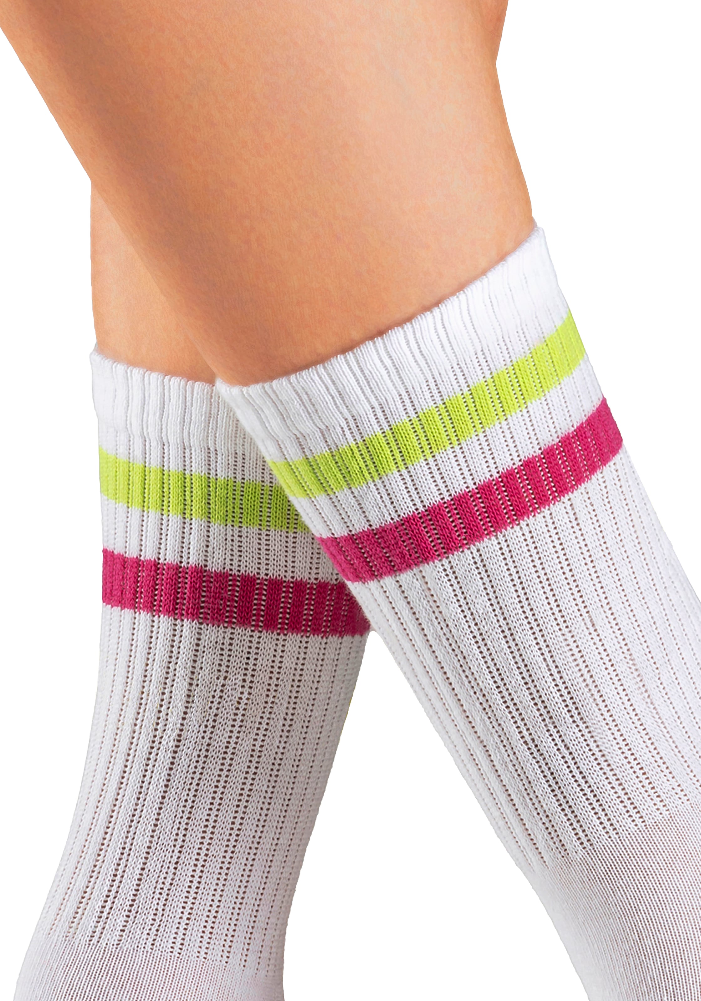 LASCANA Tennissocken, (Packung, 3 Paar), mit Frotteesohle und Stickerei