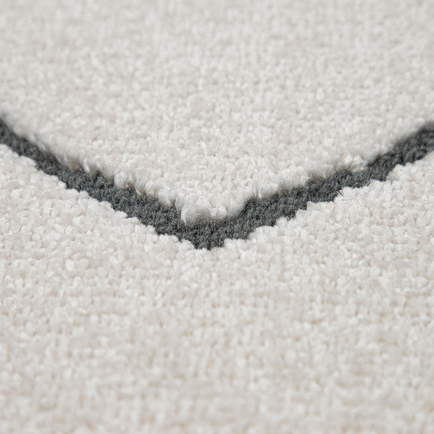 Paco Home Teppich »Haral 785«, rund, 9 mm Höhe, Kurzflor, Scandi Design, Rauten Motiv
