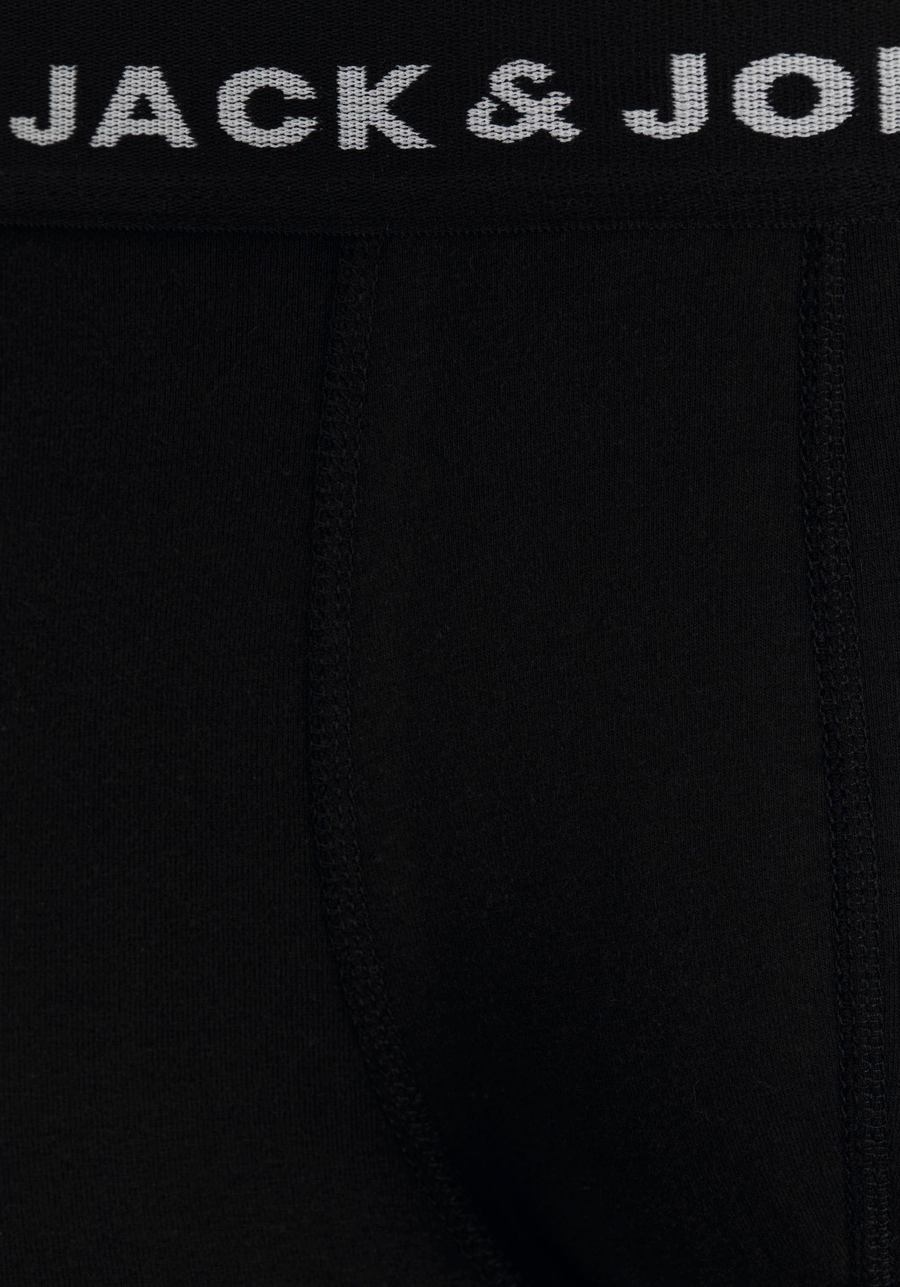 Jack & Jones PlusSize Boxershorts »JACHUEY mit leichtem Komfort im 5er-Pack«, (Packung, 5 St., 5er-Pack), unifarben, casual, regular fit, Baumwollmischung