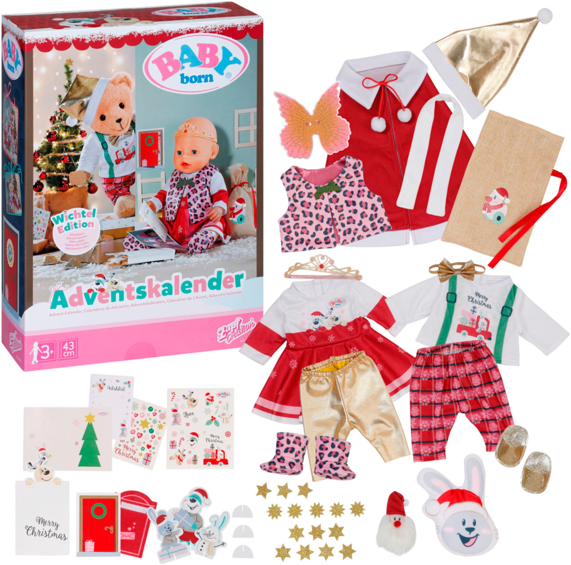 Baby Born Spielzeug-Adventskalender »Baby Born«, ab 3 Jahren