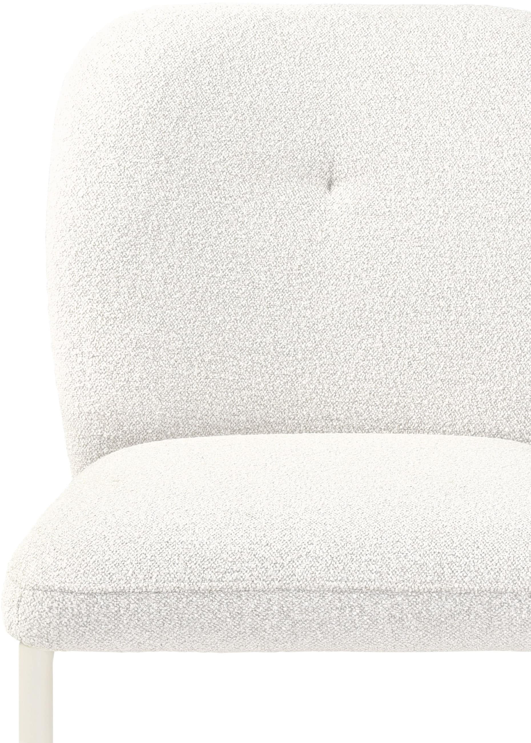 TOM TAILOR HOME Freischwinger »PEBBLE CHAIR«, (Set), 2 St., Webstoff Bouclé, Esszimmerstuhl, Freischwinger, 140 kg belastbar, Rundrohrgestell
