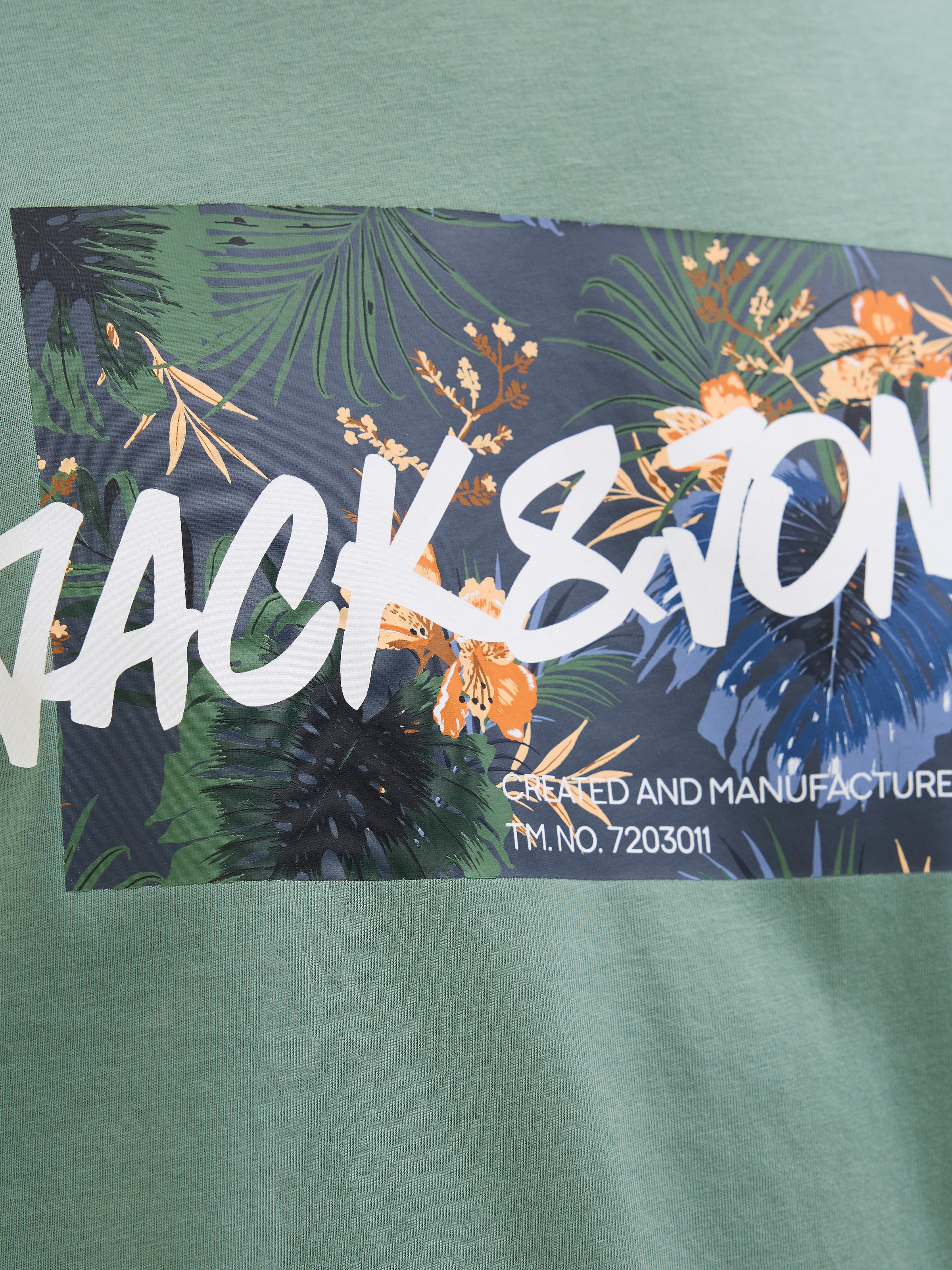 Jack & Jones Print-Shirt »JJHAWAII SHAPE TEE SS CREW NECK«