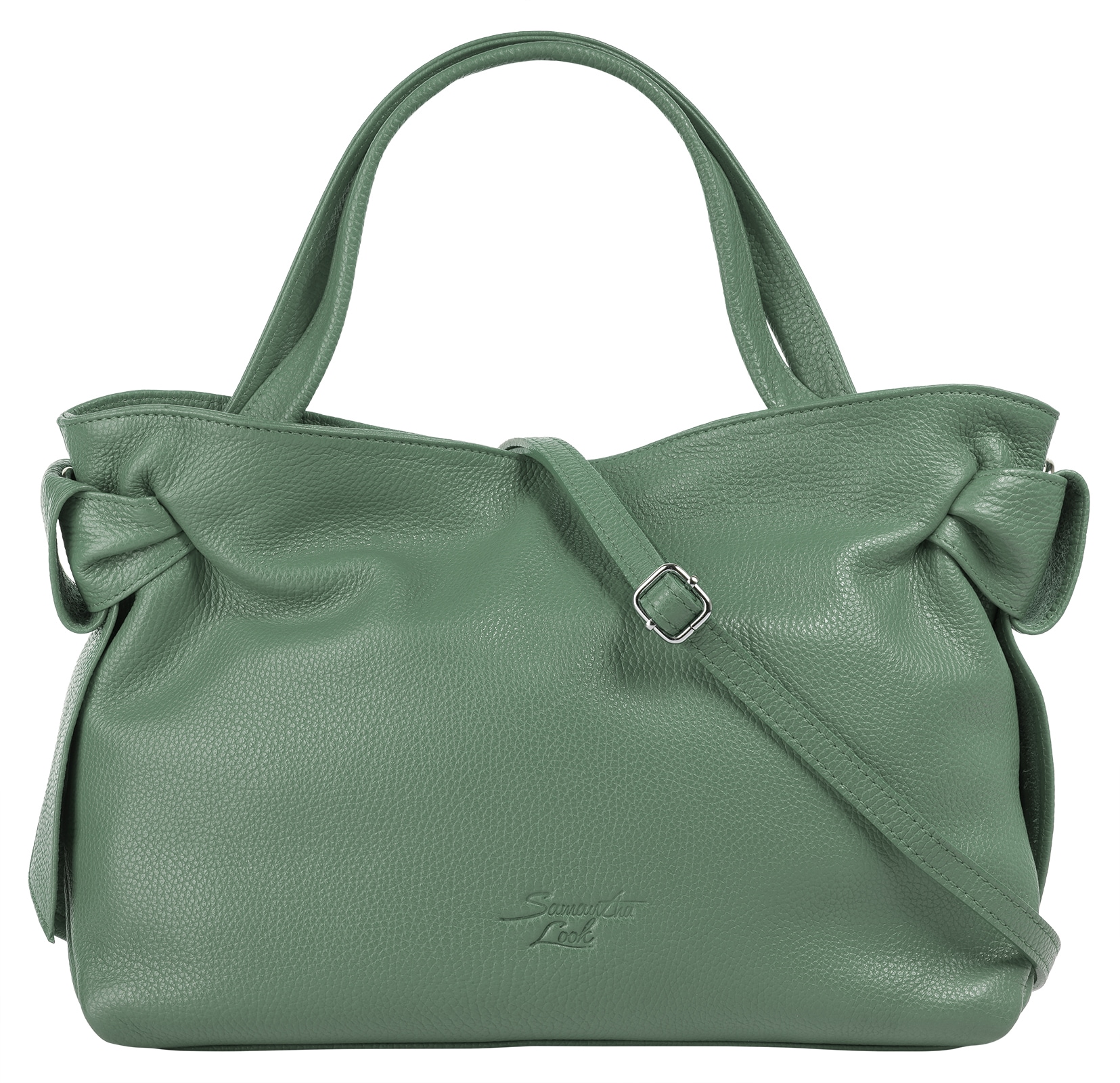 Samantha Look Henkeltasche "SAMANTHA LOOK Damen echt Leder, Made in Italy" echt Leder, Made in Italy