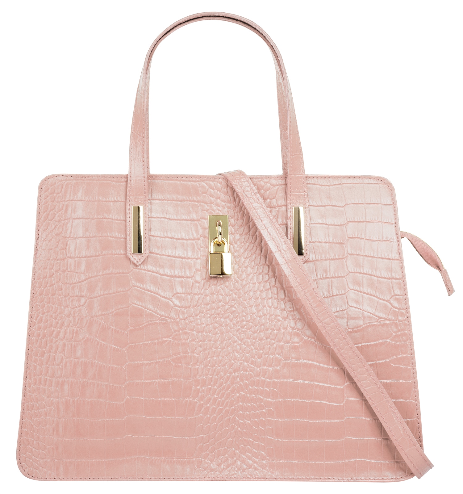 Cluty Henkeltasche "CLUTY Damen echt Leder, Made in Italy" echt Leder, Made in Italy