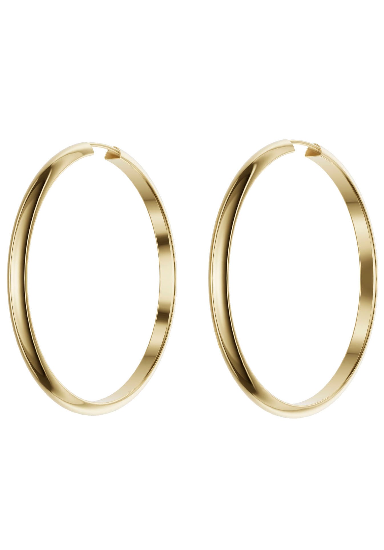 Firetti Paar Creolen »Schmuck Geschenk Silber 925 Ohrringe 3,9 mm breit«, Made in Germany