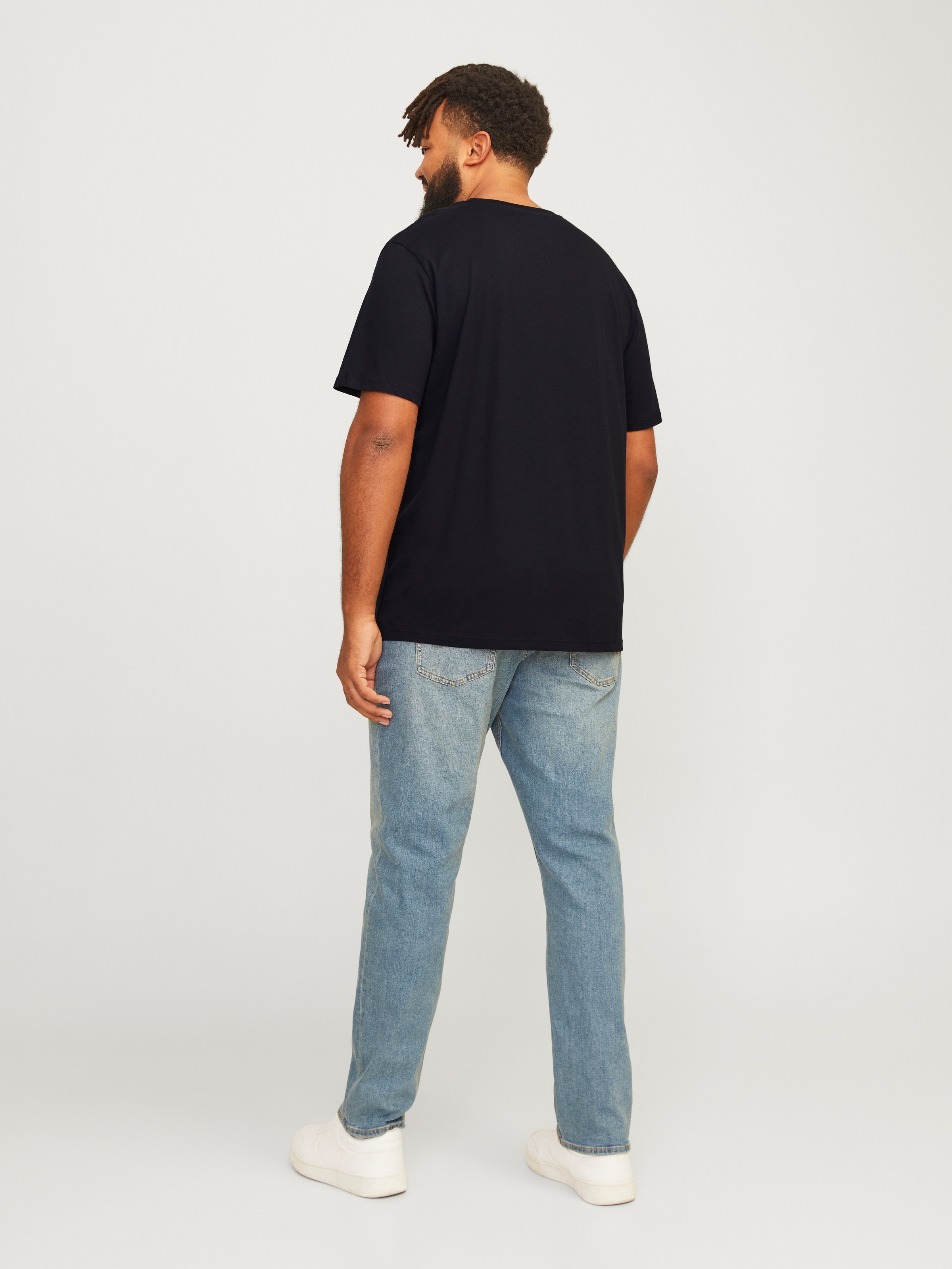 Jack & Jones PlusSize T-Shirt »JJELOGO TEE SS O-NECK 2 COL AW24 S PLS«, mit Frontprint