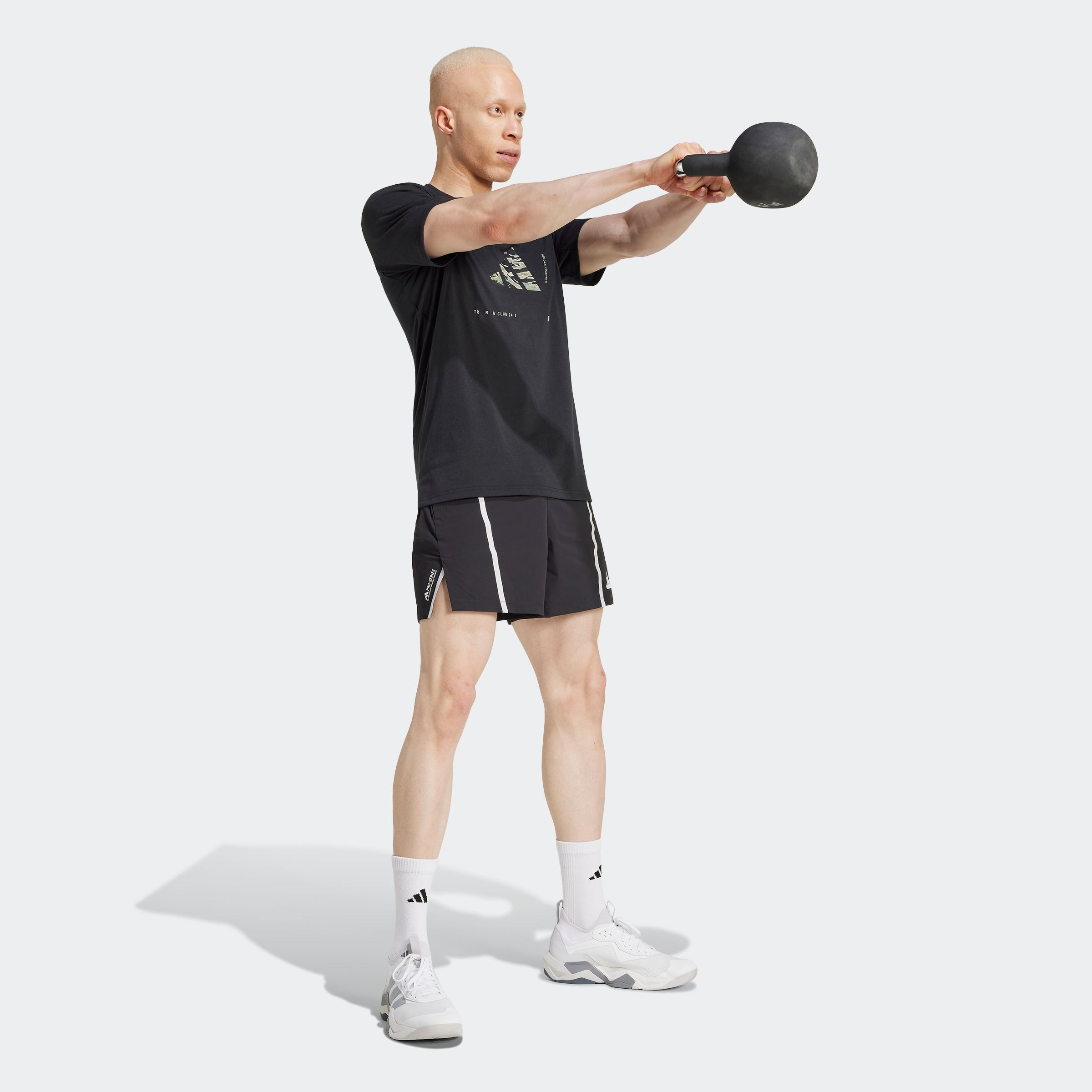 adidas Performance T-Shirt »M BOX LOGO G T«, Trainingsshirt mit CLIMACOOL, Logo mit Camoprint