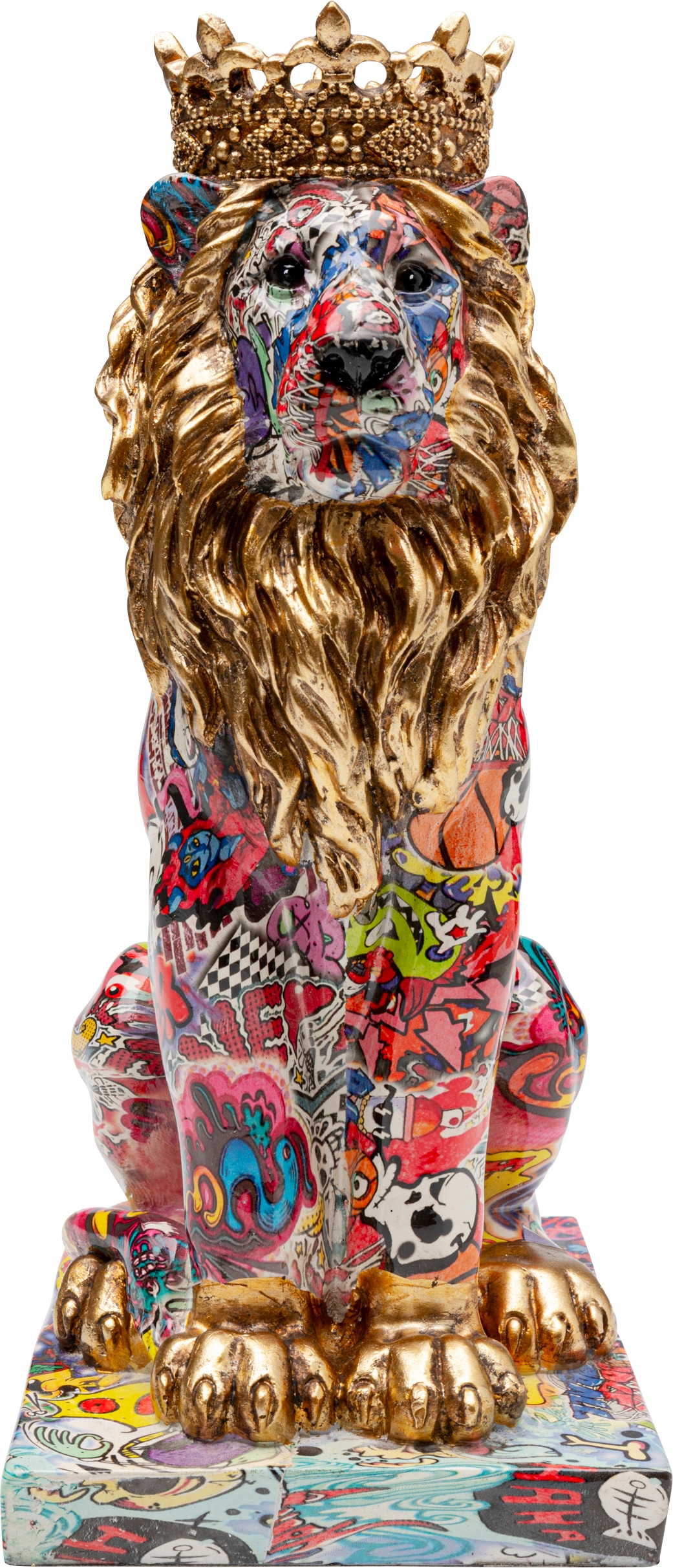 Kare Design Dekofigur »Graffiti King Lion 29cm«