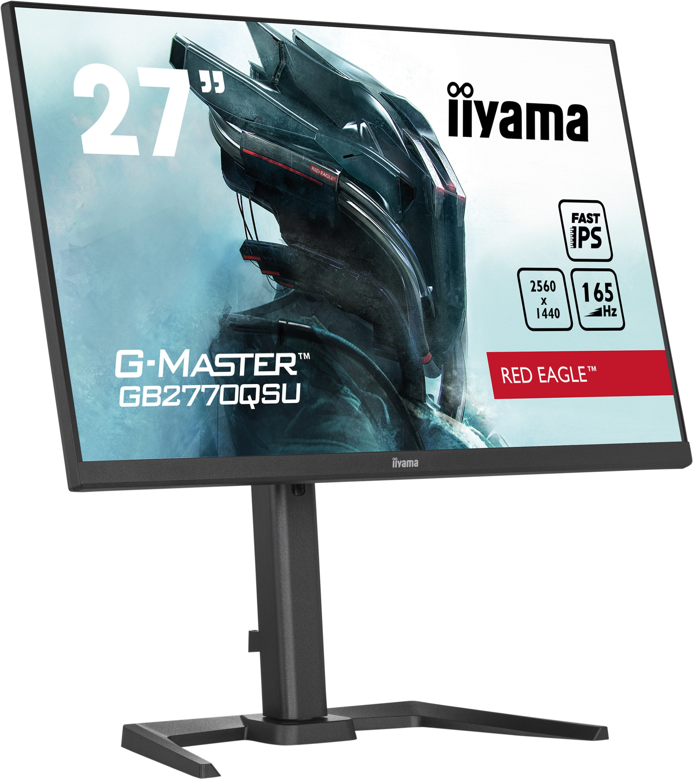 Iiyama LED-Monitor »GB2770QSU-B5«, 68,5 cm/27 Zoll, 2560 x 1440 px, WQHD, 0,5 ms Reaktionszeit, 165 Hz