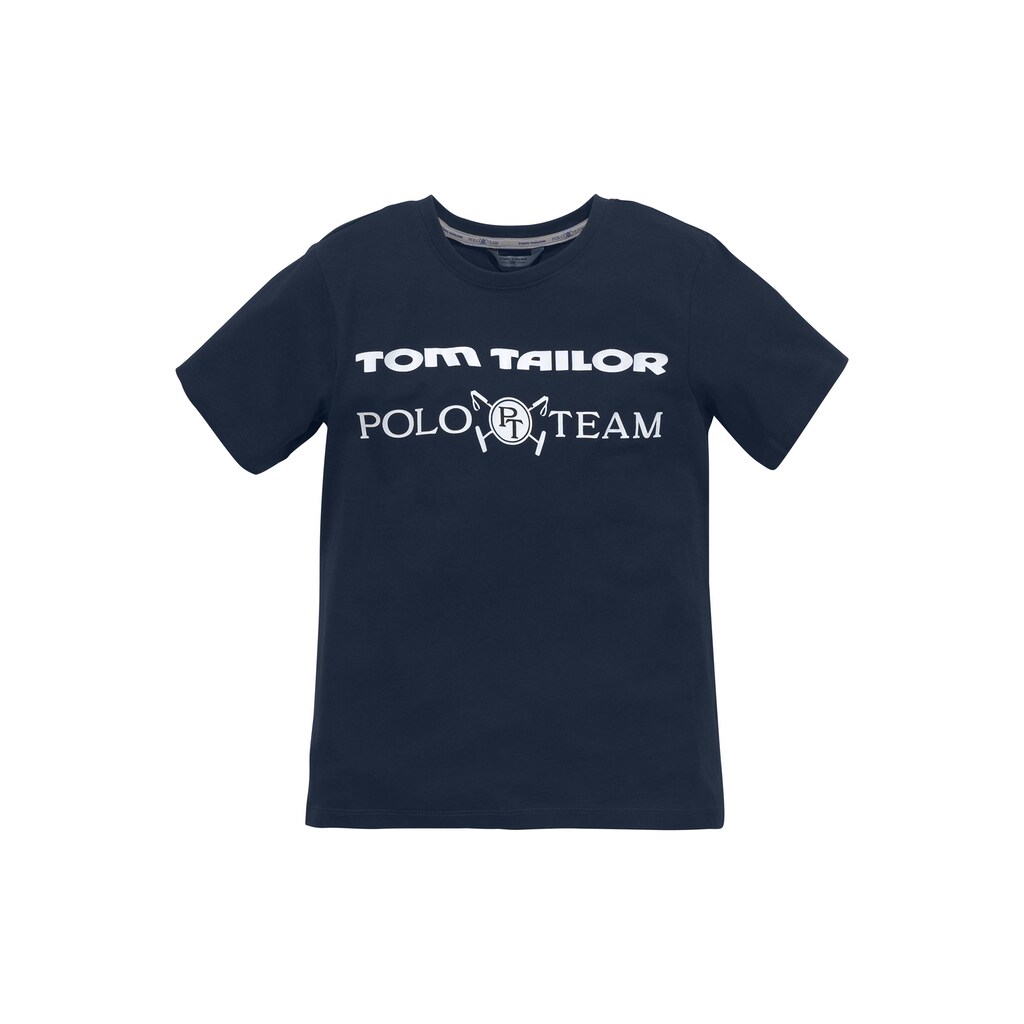 TOM TAILOR Polo Team T-Shirt, bedruckt