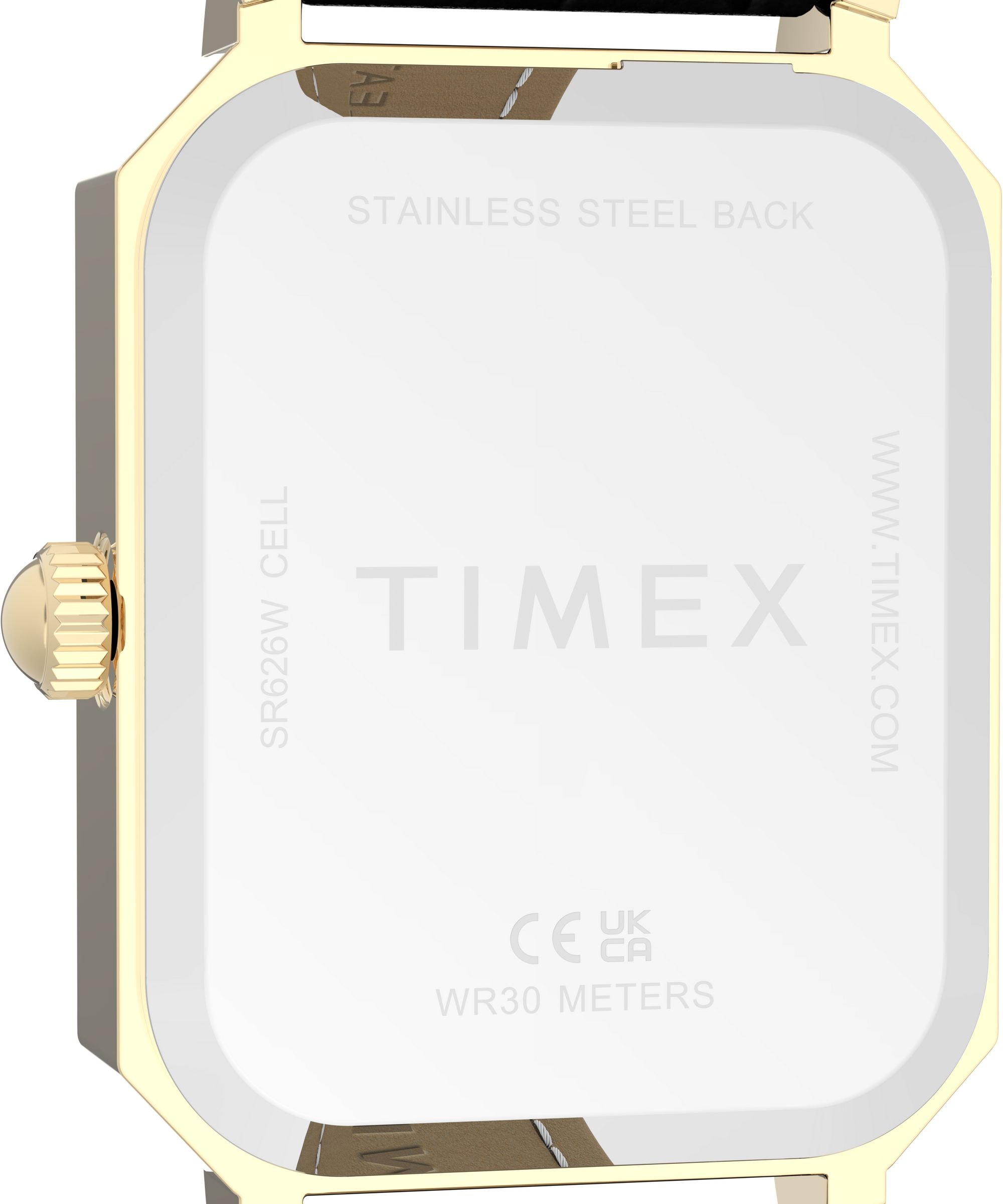 Timex Quarzuhr »Vivienne Trend« Armbanduhr, Damenuhr, Lederarmband, analog