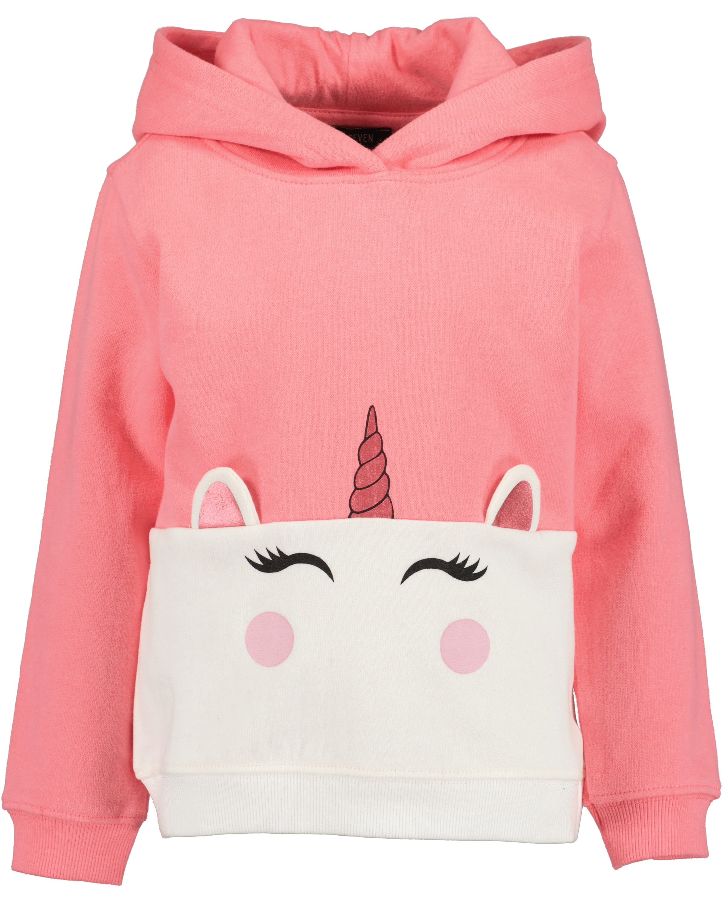 Blue Seven Kapuzensweatshirt , mit süßem Einhorn-Motiv mit bewegter Applikation
