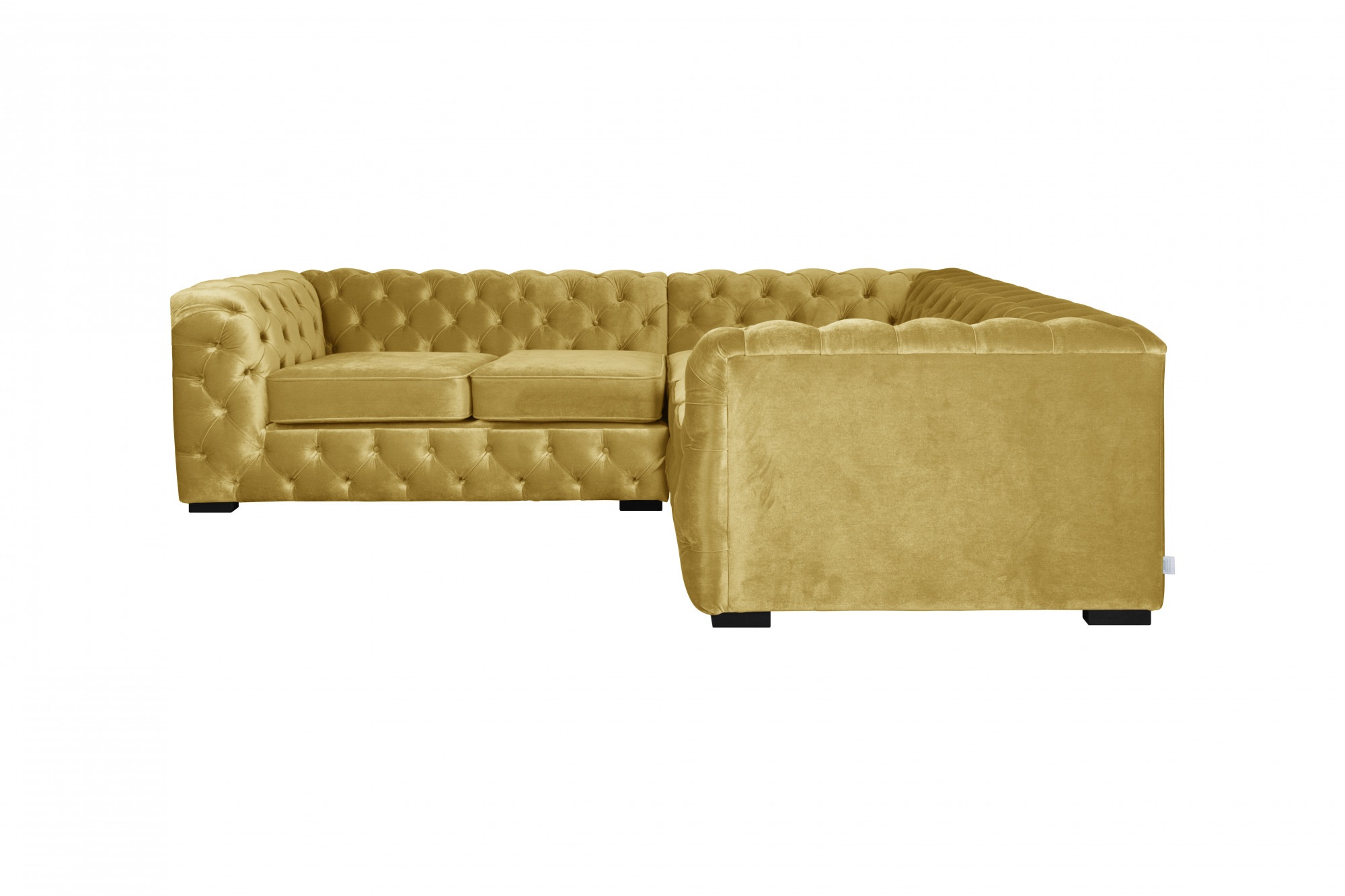 Guido Maria Kretschmer Home&Living Chesterfield-Sofa »KALINA L-Form«, hochwertige Chesterfield-Ausführung, sehr hochwertige Verarbeitung