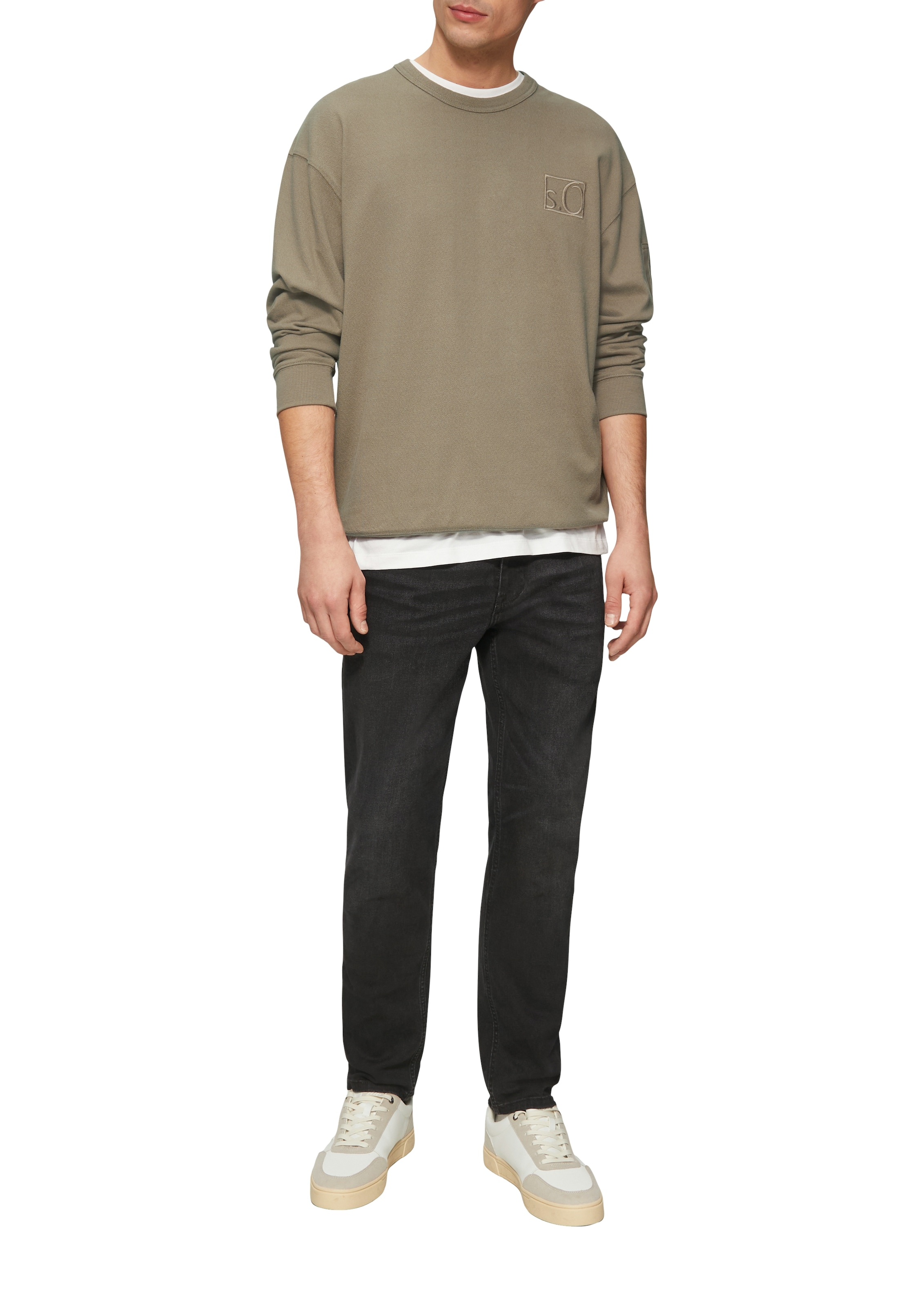 s.Oliver Sweatshirt , mit Logo Stickerei
