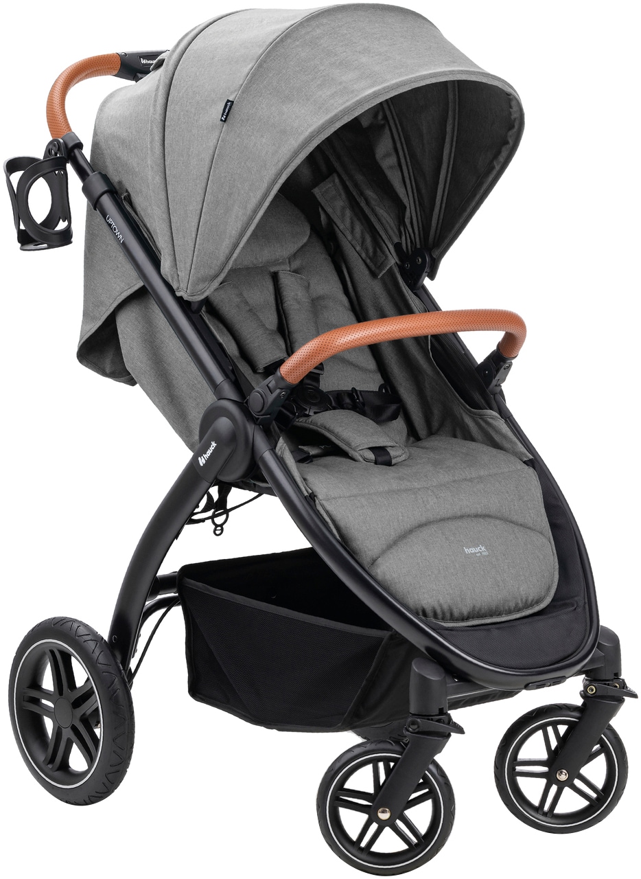 Kinder-Buggy »Uptown, Black Melange Grey«, 22 kg, bis 22 kg belastbar