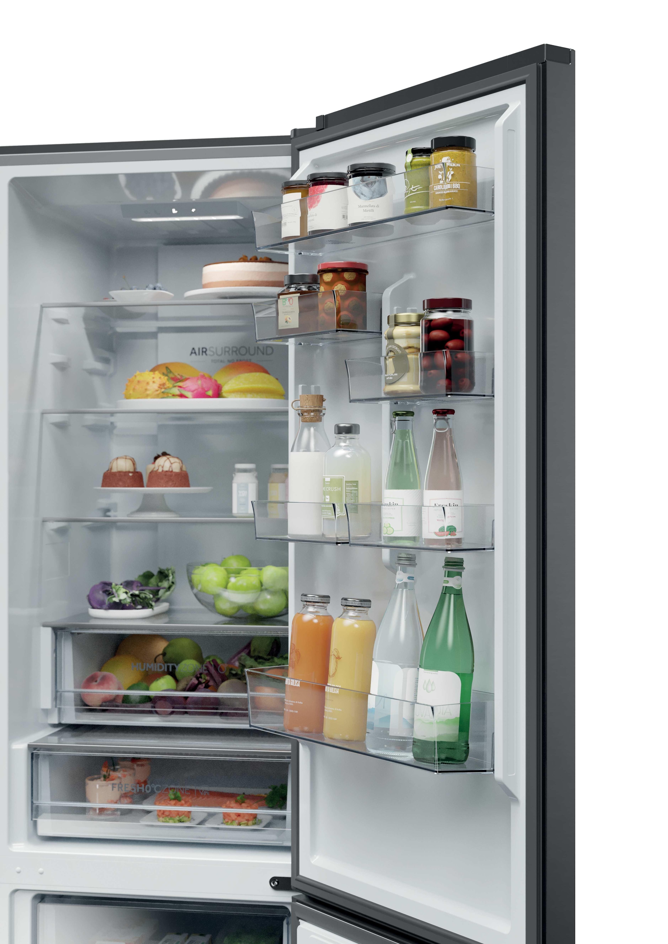 Haier Kühl-/Gefrierkombination »HDPR1620ANPK« 205 cm hoch 59,5 cm breit Energieeffizienzklasse A (Skala A bis G)