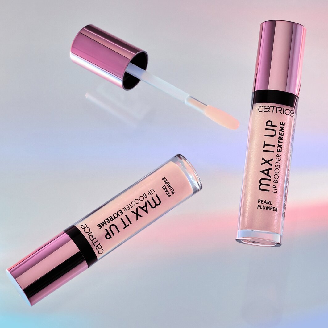 Catrice Lip-Booster »Max It Up Lip Booster Extreme«, (Set, 3 tlg.), Extremes Volumen, dezentes perlmuttartiges Finish mit Vanilleduft.