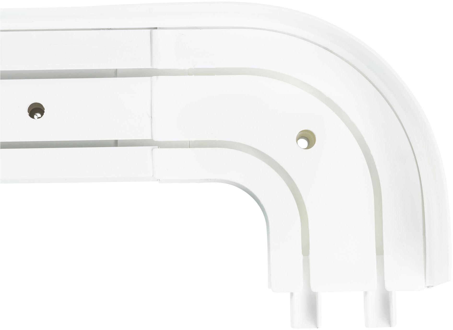 SN DECO GROUP Gardinenschiene »SH2 mit Blende 7,5 cm«, 2 läufig-läufig, Fixmaß, mit Blende 7,5 cm
