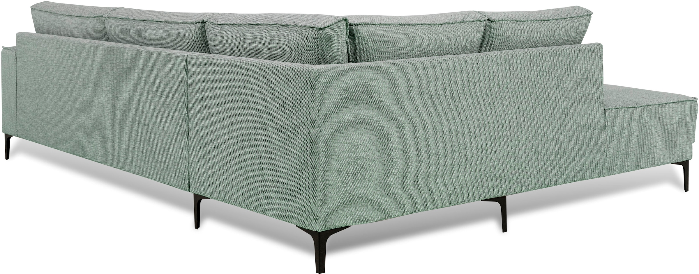 Places of Style Ecksofa Oland, L-Form, inkl. Rückenkissen, hochwertige Verarbeitung