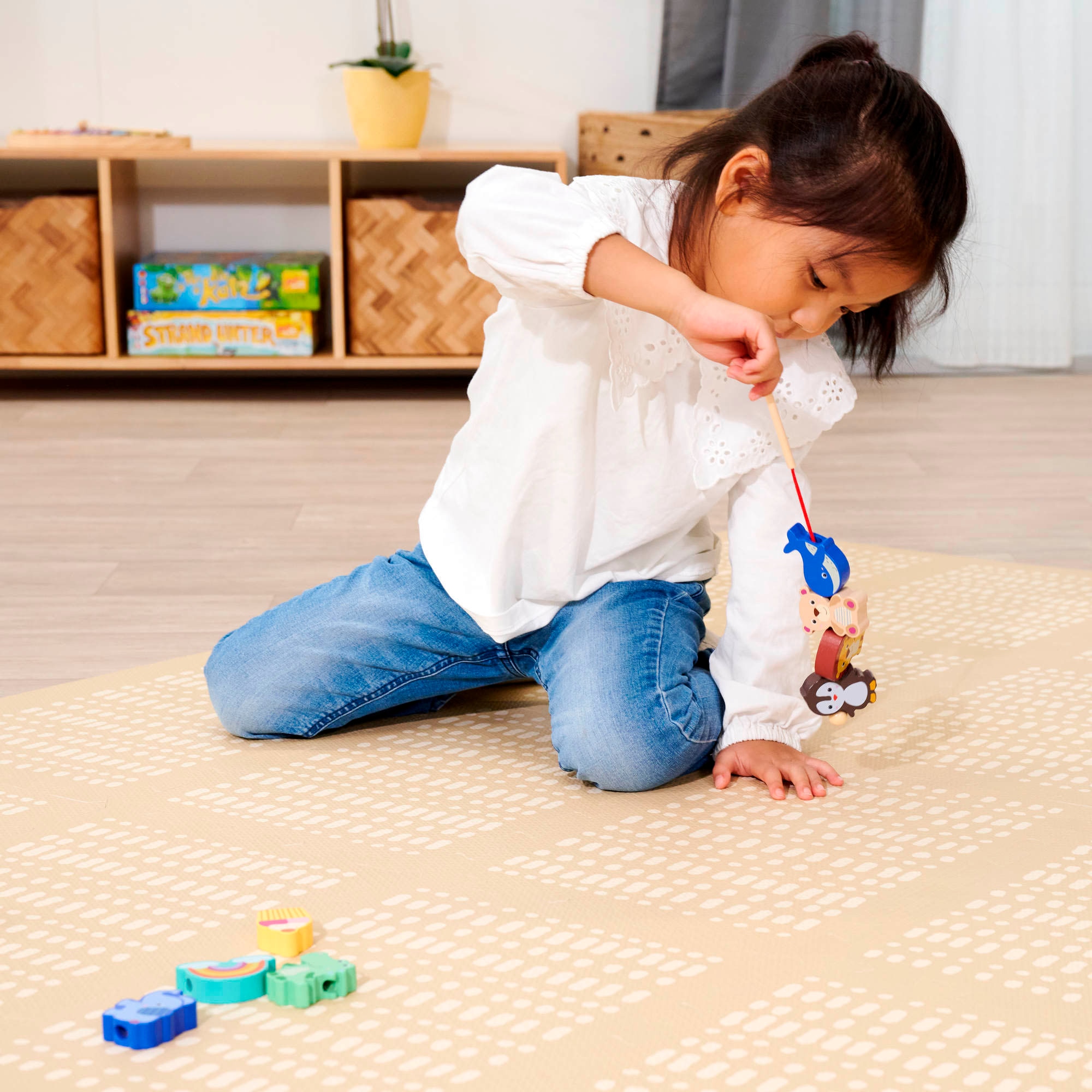 Eichhorn Spiel »Domino und Fädelspiel«