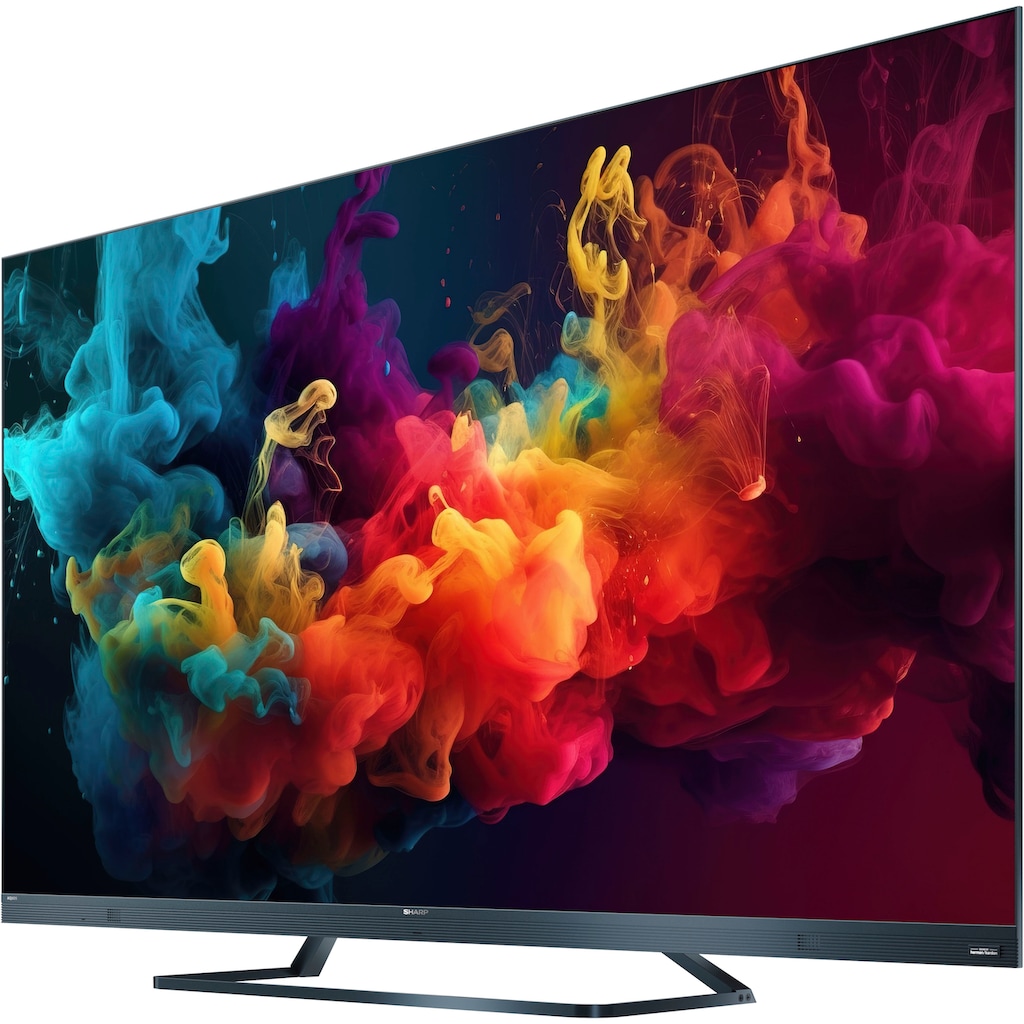 Sharp LED-Fernseher »SHARP 75FQ5EG Quantum Dot Google TV 189 cm (75 Zoll) 4K Ultra HD QLED«, 189 cm/75 Zoll, 4K Ultra HD, Google TV