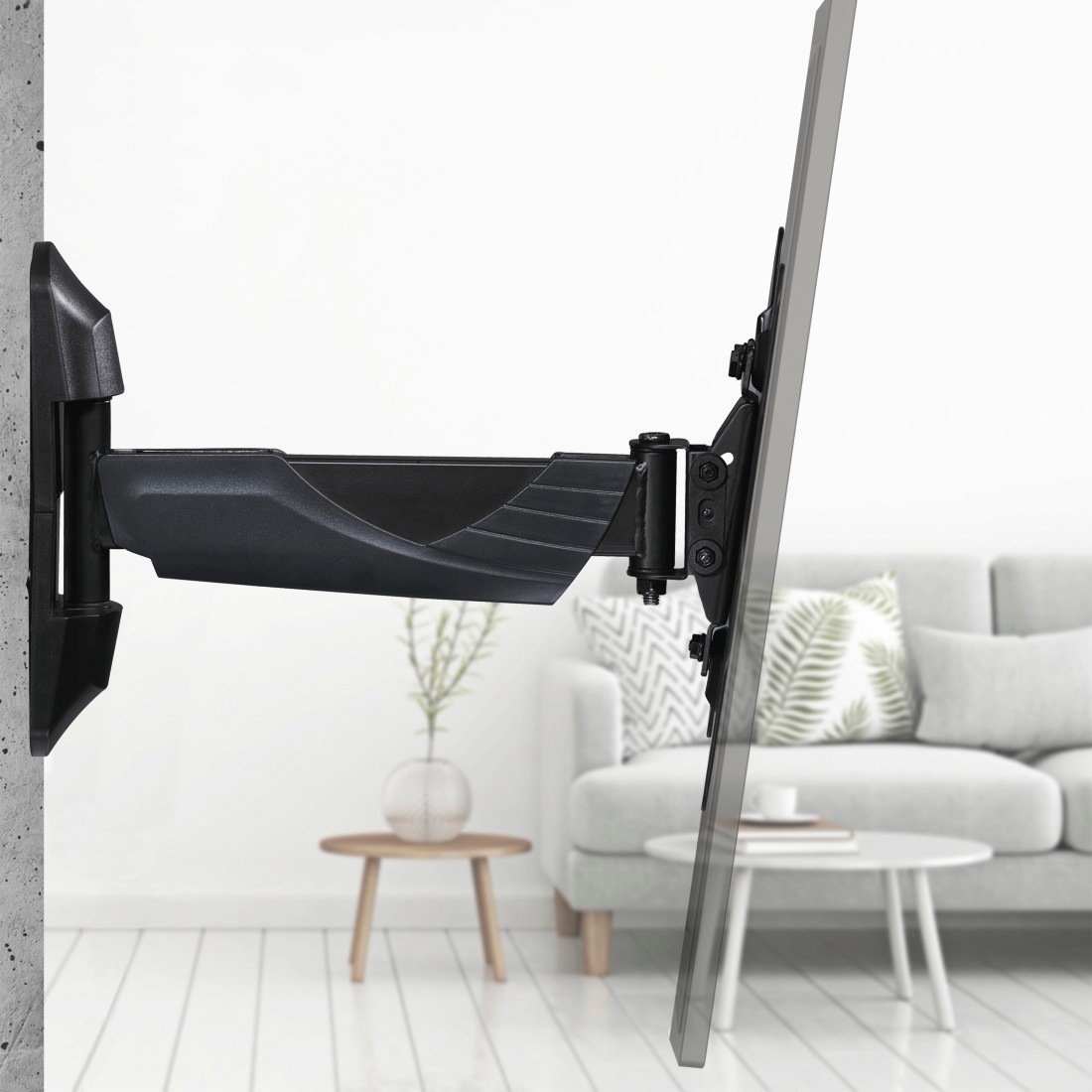 Hama TV-Wandhalterung »Halterung, schwenkbar, neigbar 48 - 127 cm (19" - 50")« bis 122 cm Zoll max. 35 kg