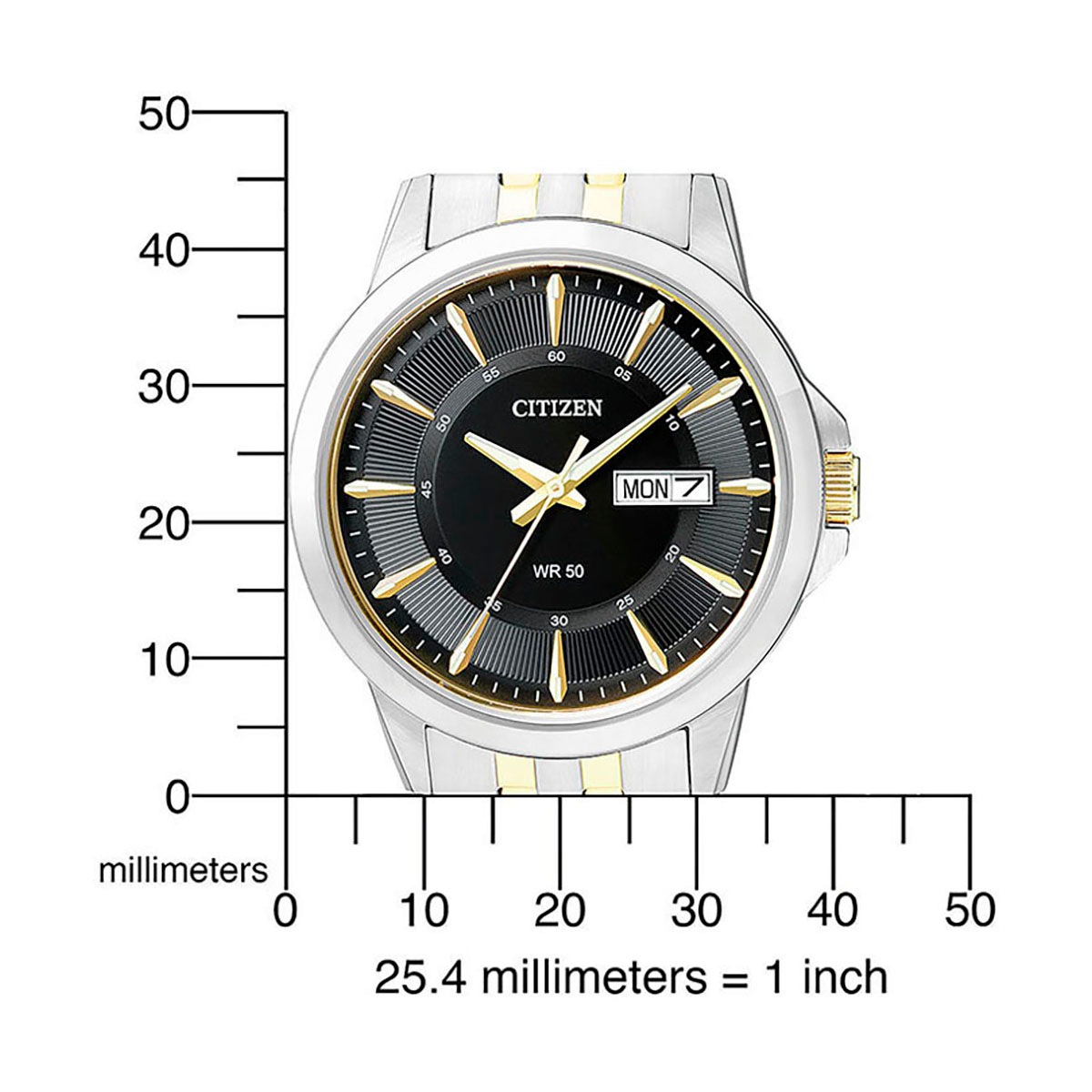 Citizen Quarzuhr, Armbanduhr, Herrenuhr, Damenuhr, Edelstahlarmband, Datum