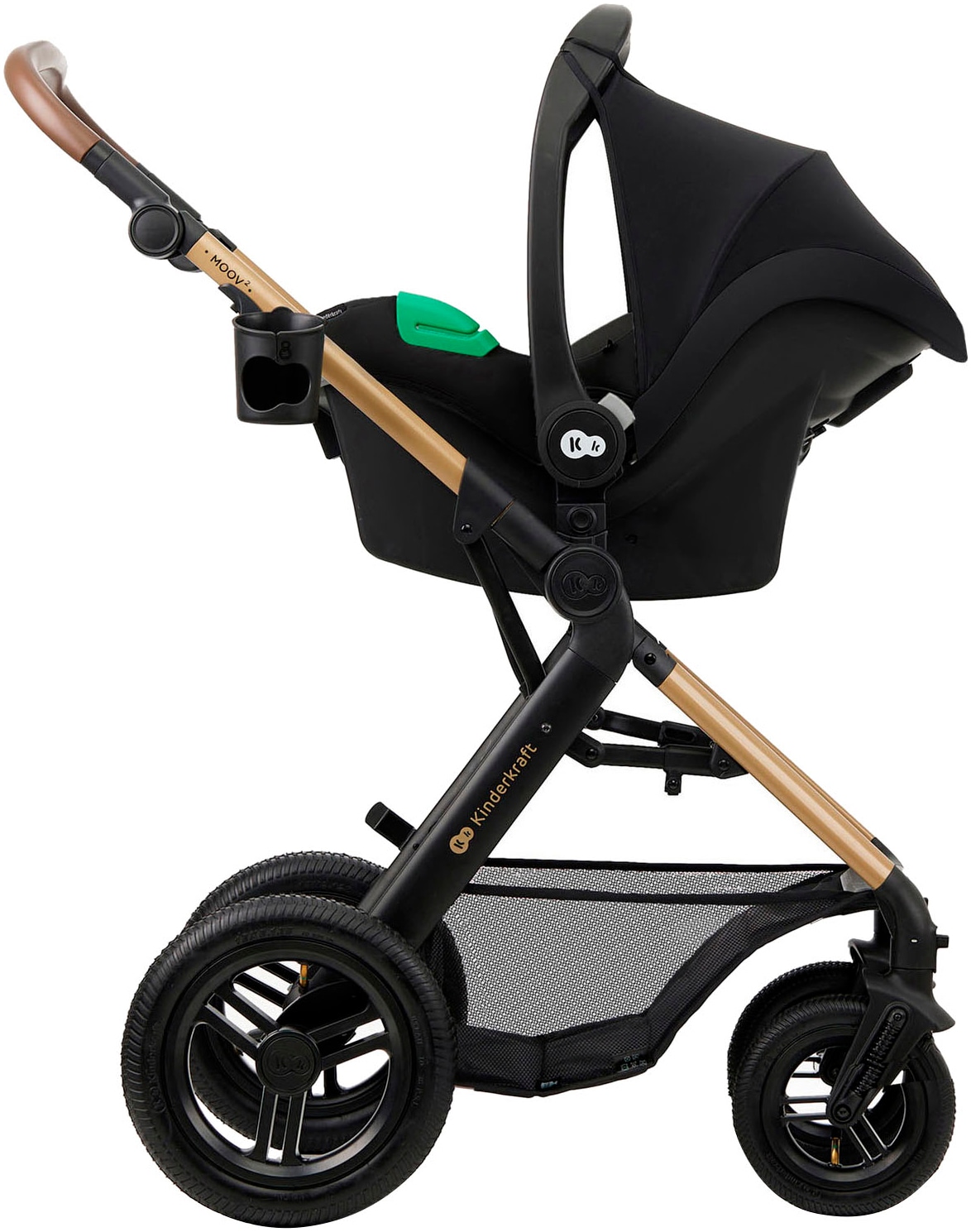 Kinderkraft Kombi-Kinderwagen »MOOV 2 4in1 AIR« 27 kg mit Luftreifen